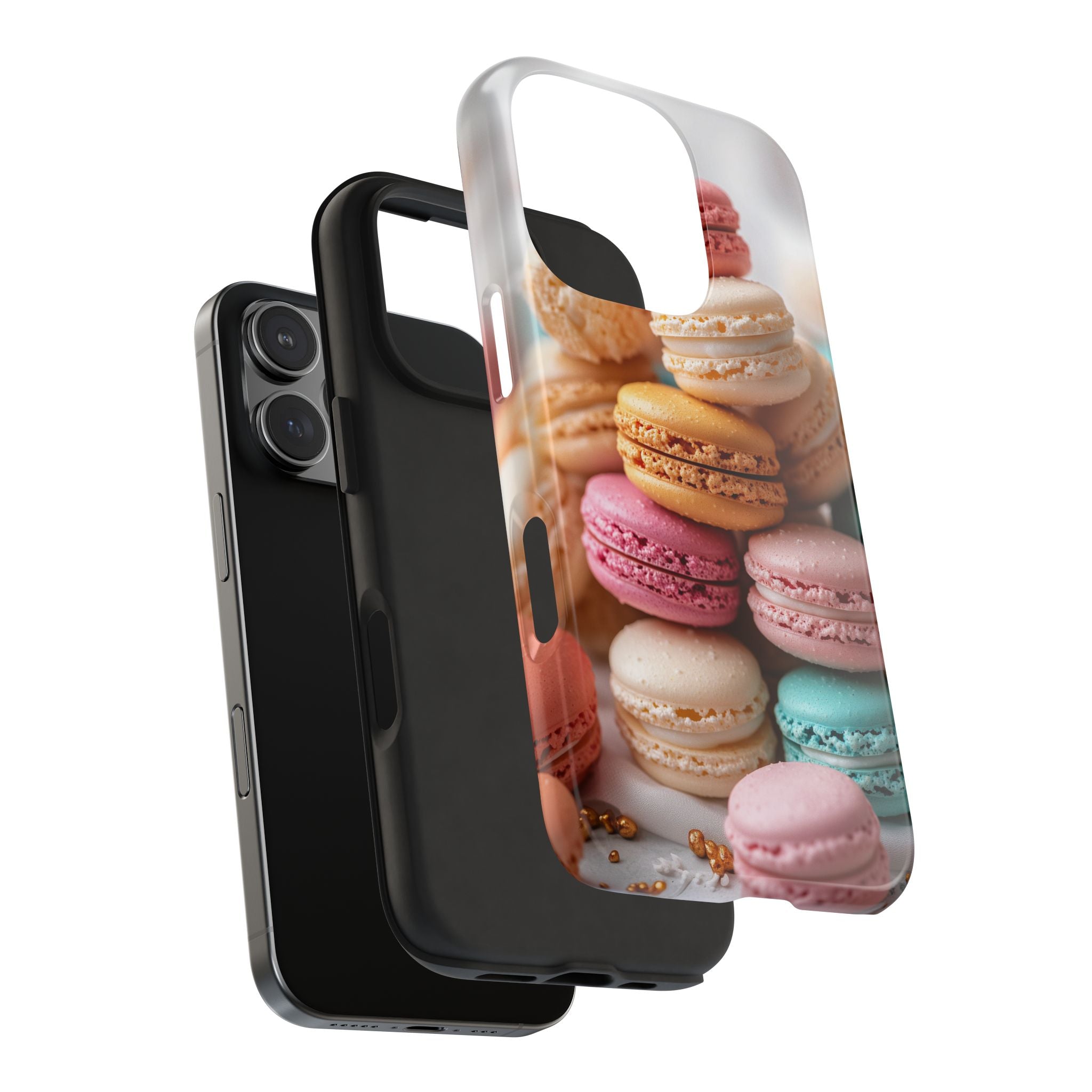 Pastel Macarons, Strong Protection for iPhone and Samsung
