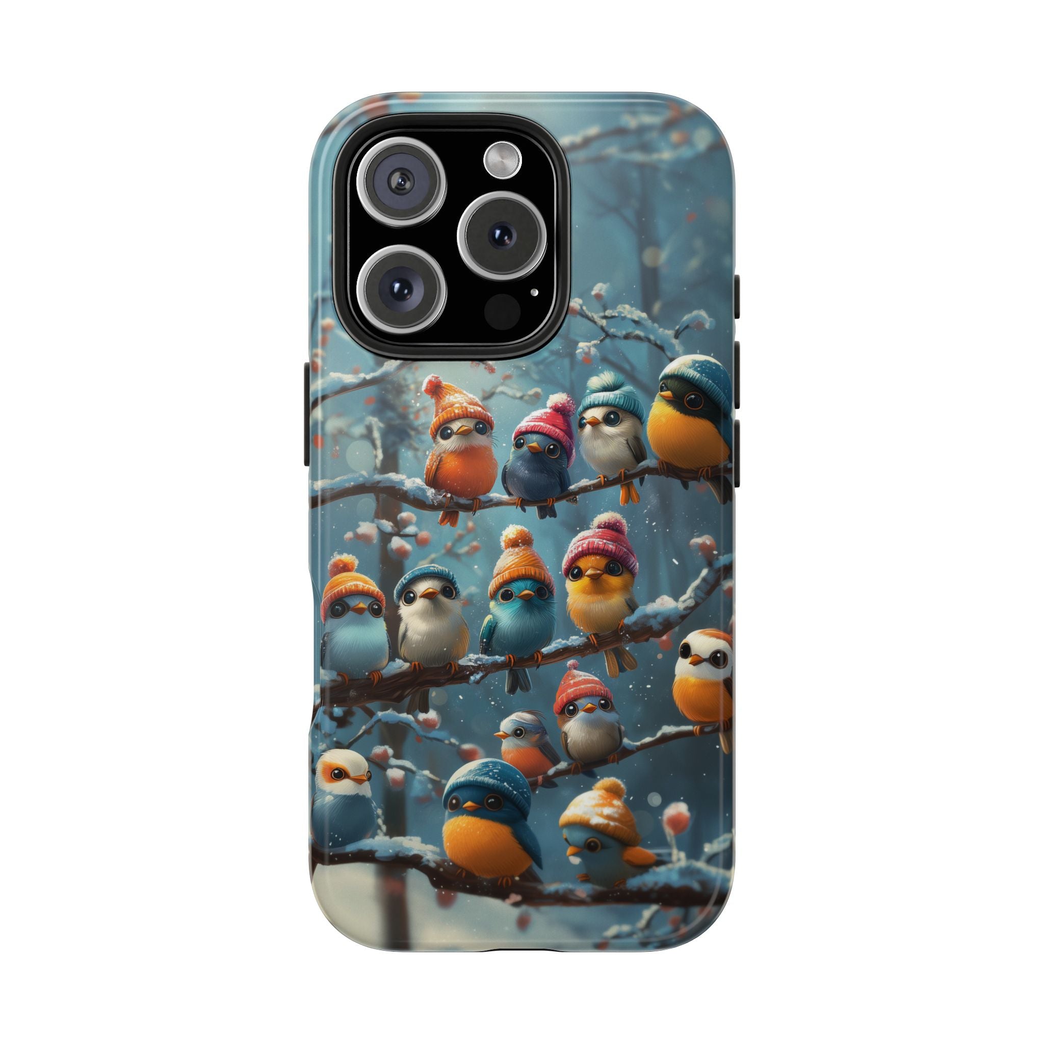 Winter Birds, Strong Protection for iPhone and Samsung