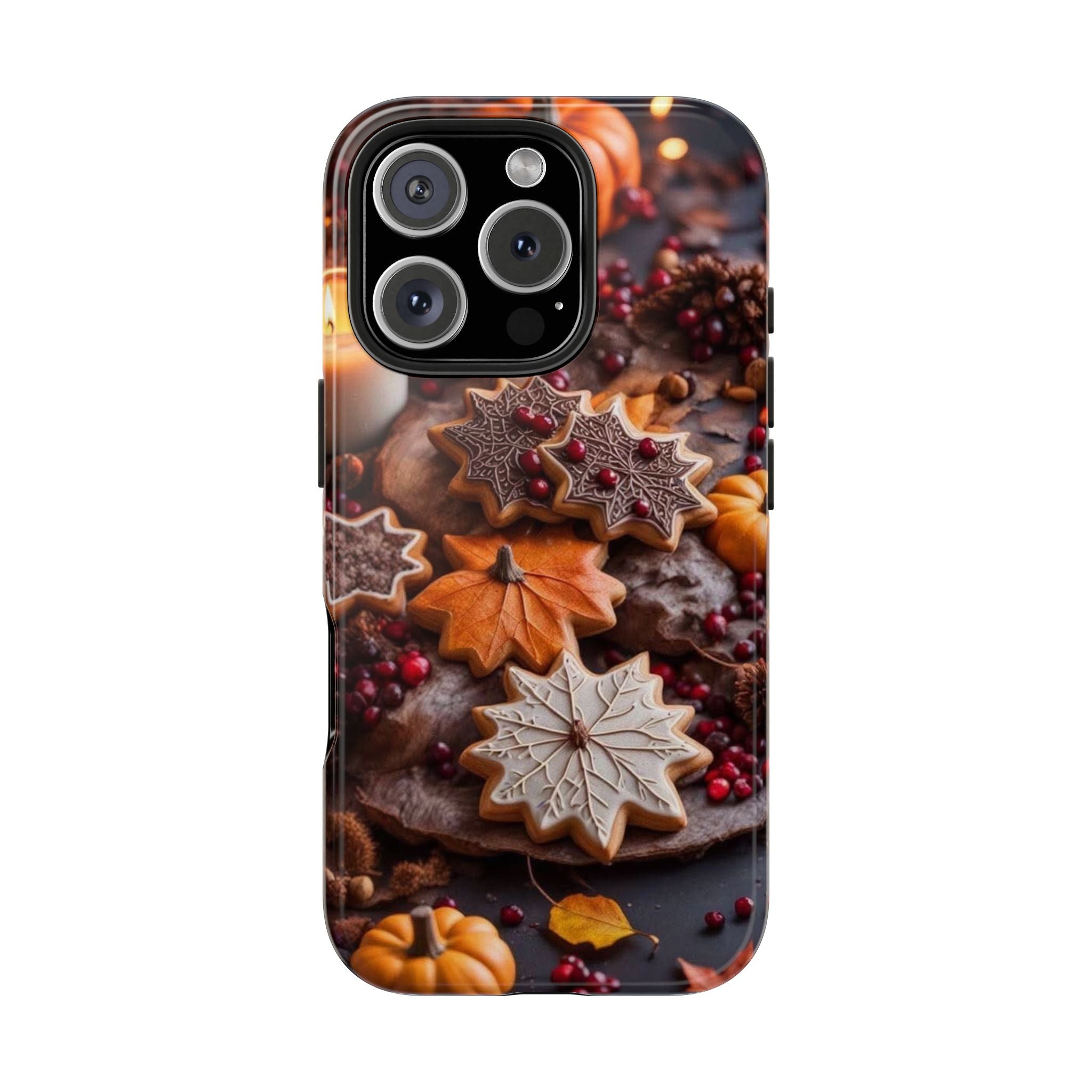 Halloween Cookies Phone Case, Fall Atmosphere