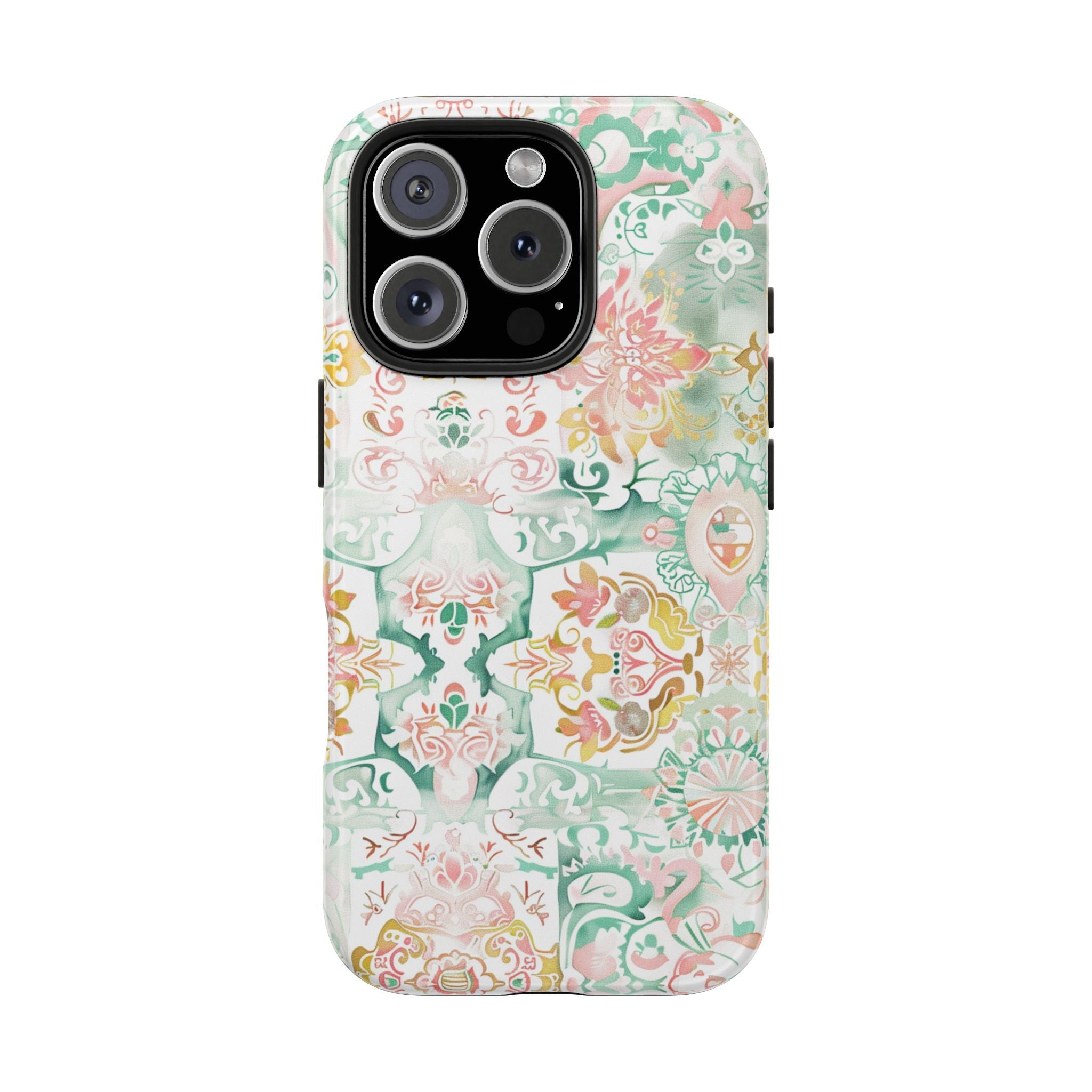 Watercolor Pastel Illustration, Strong Protection for iPhone and Samsung