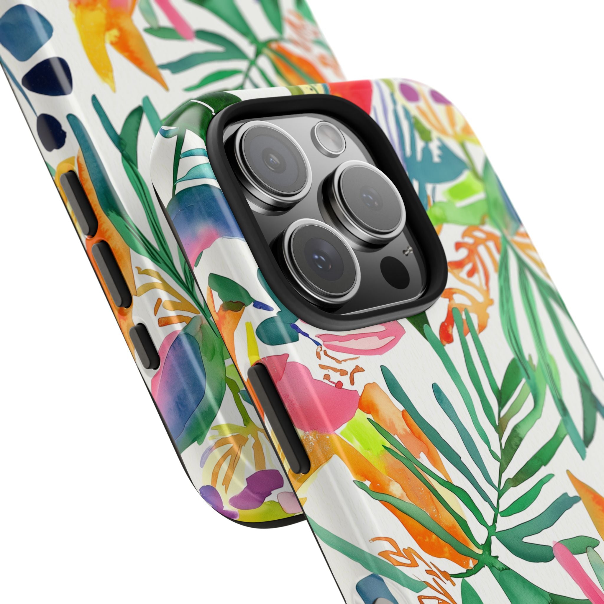 Watercolor Indian Jungle, Strong Protection for iPhone and Samsung