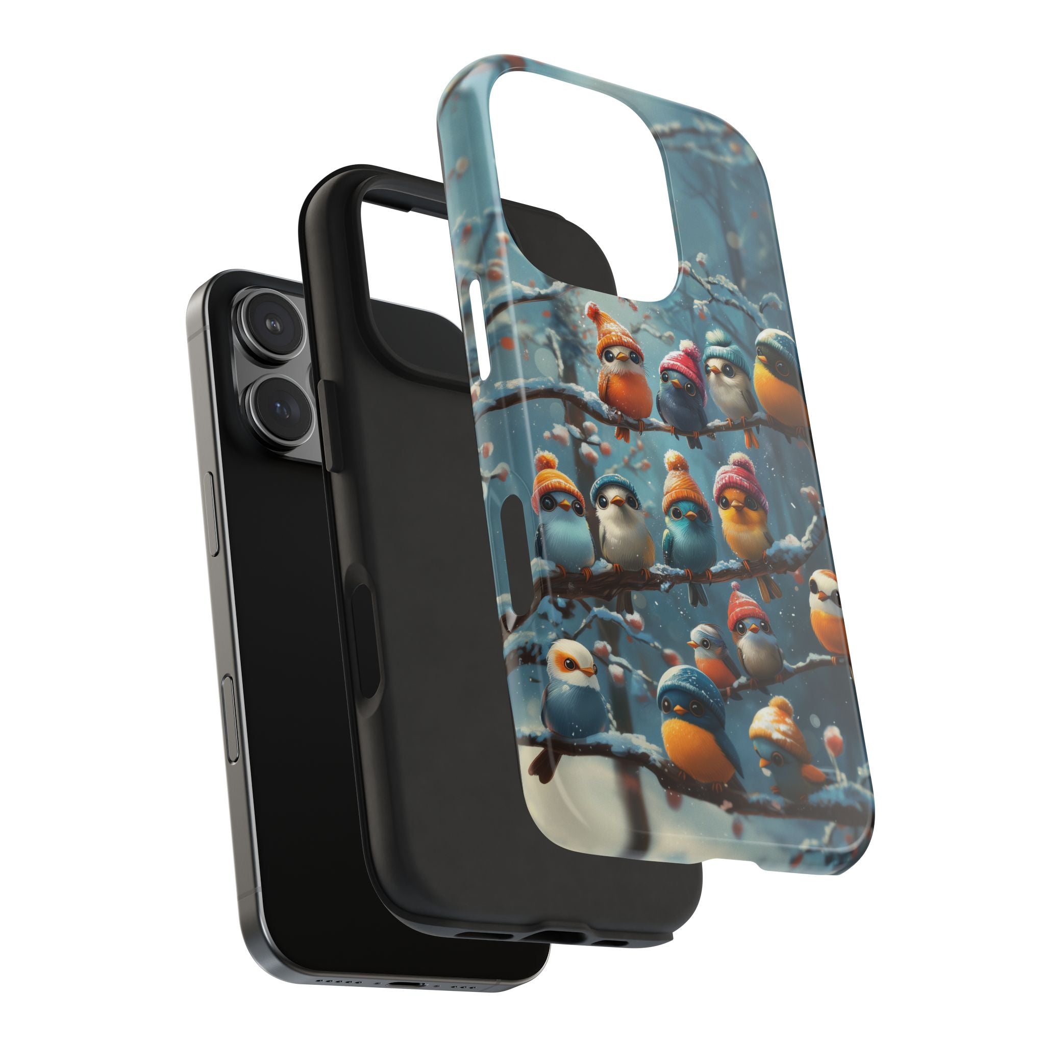 Winter Birds, Strong Protection for iPhone and Samsung