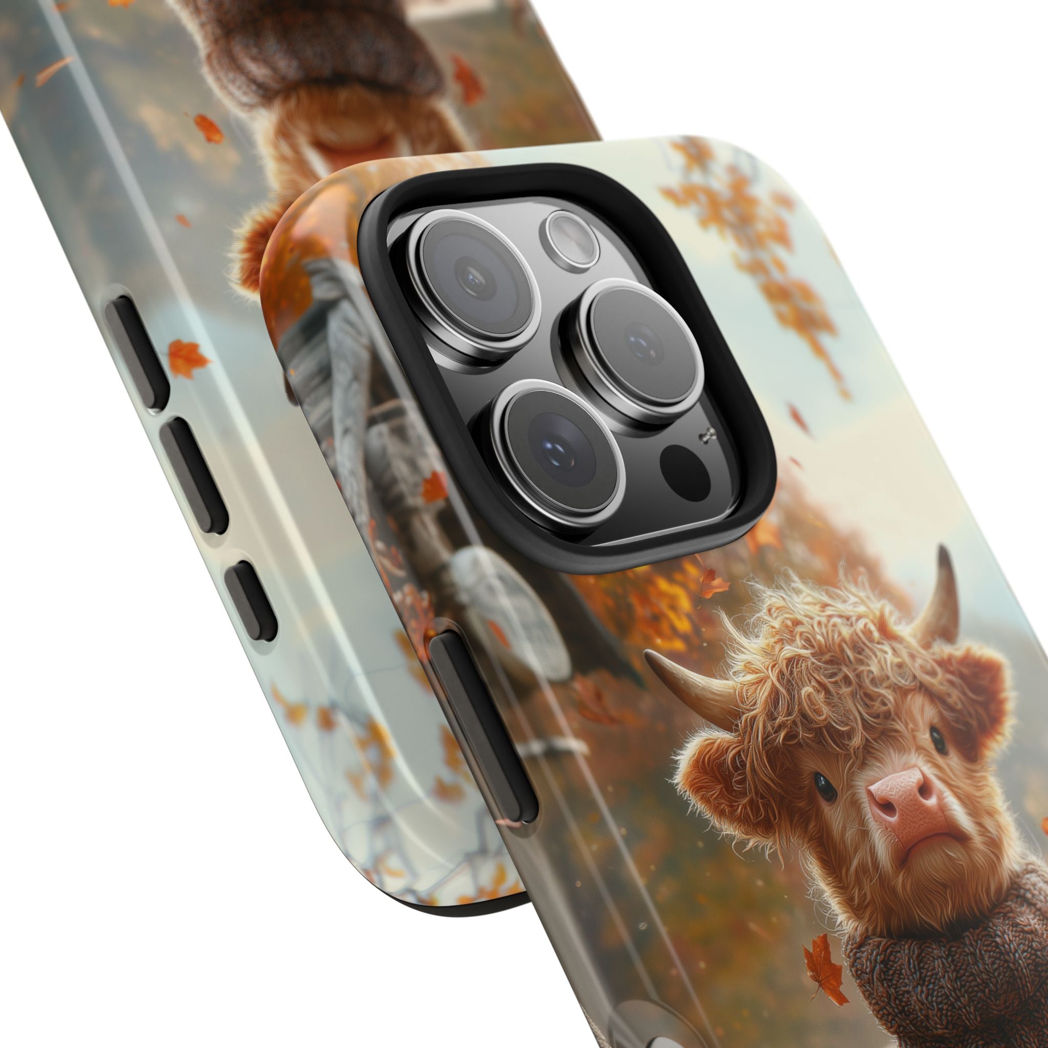 Highland Calf in a Sweater, Strong Protection for iPhone and Samsung