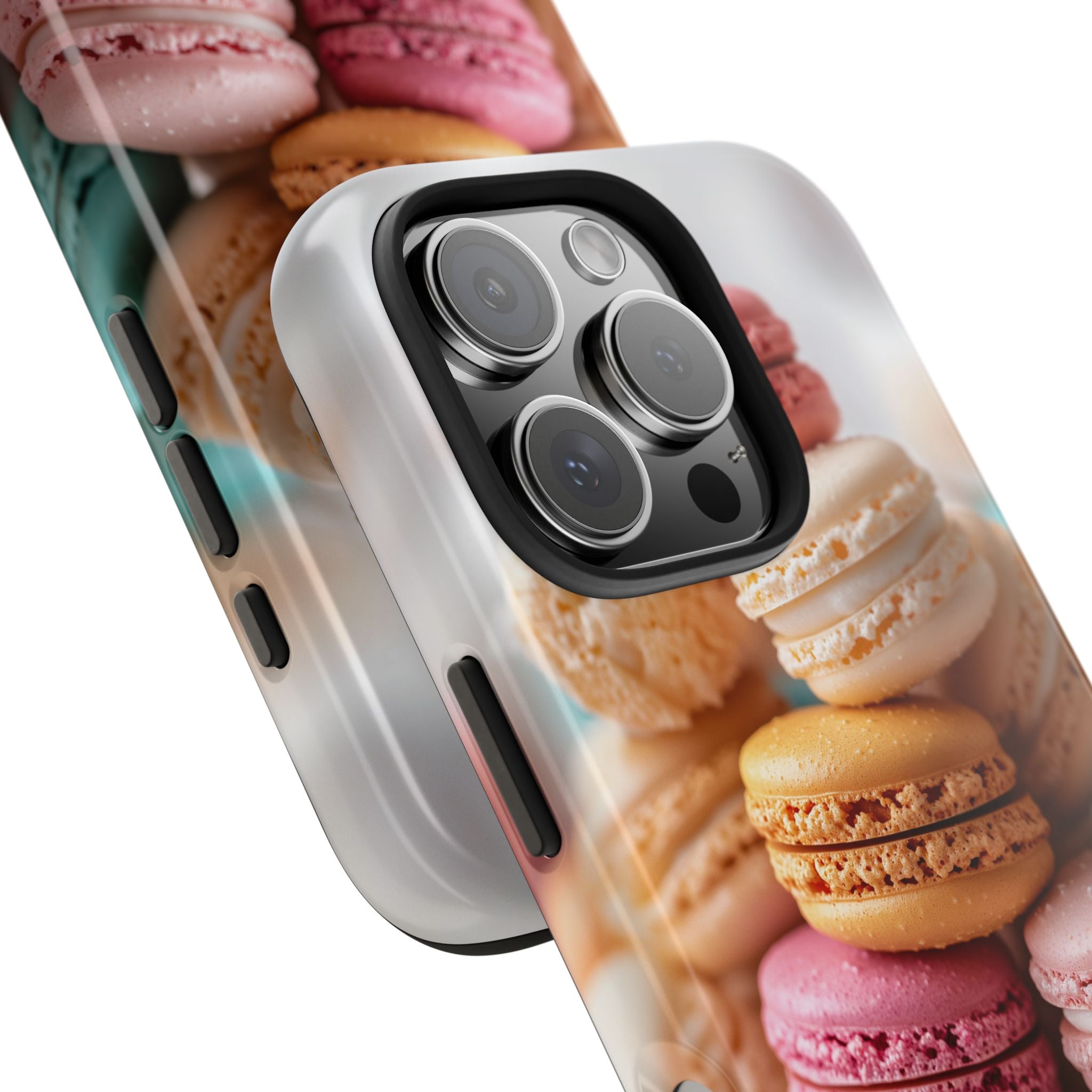 Pastel Macarons, Strong Protection for iPhone and Samsung