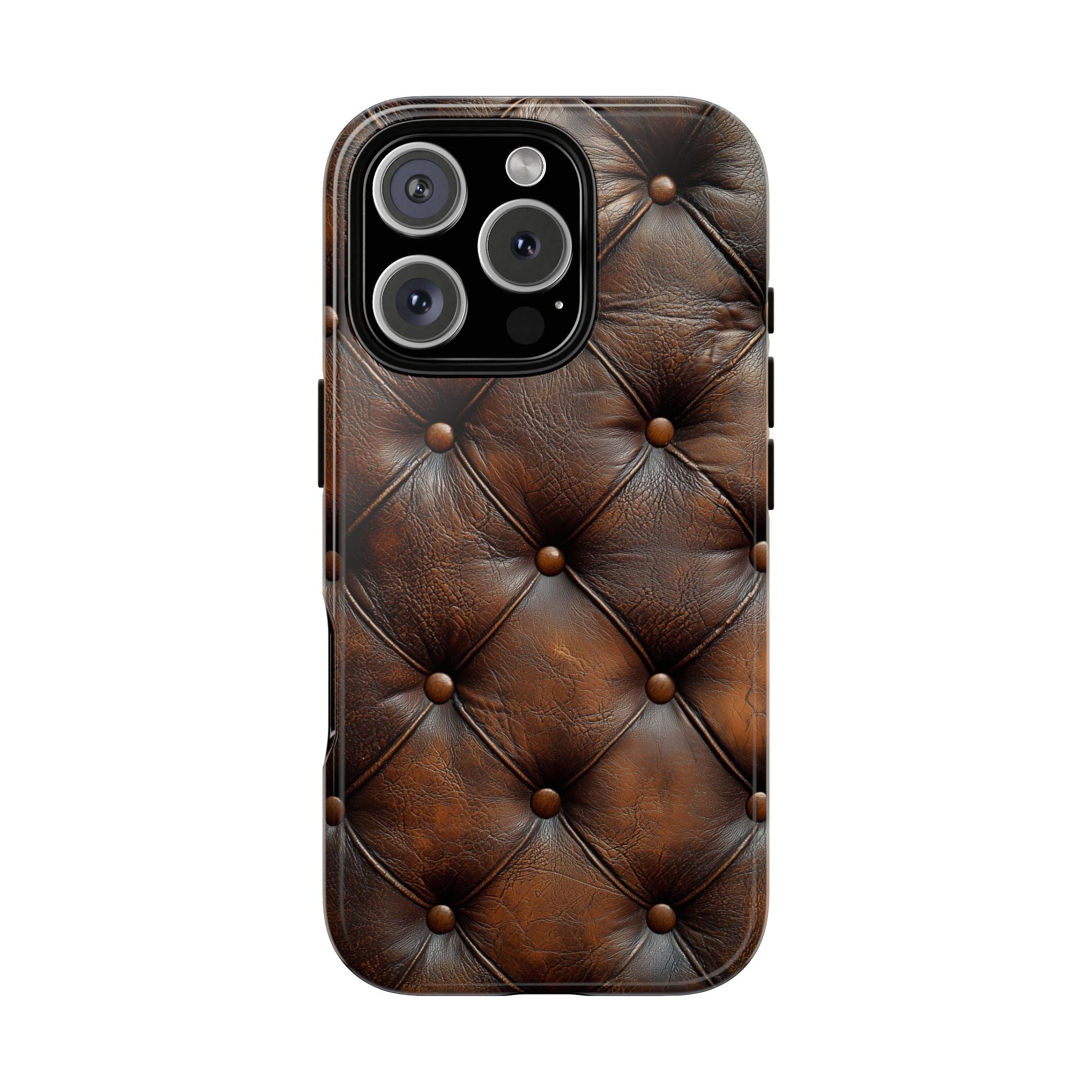Soft Brown Leather Texture Phone Case