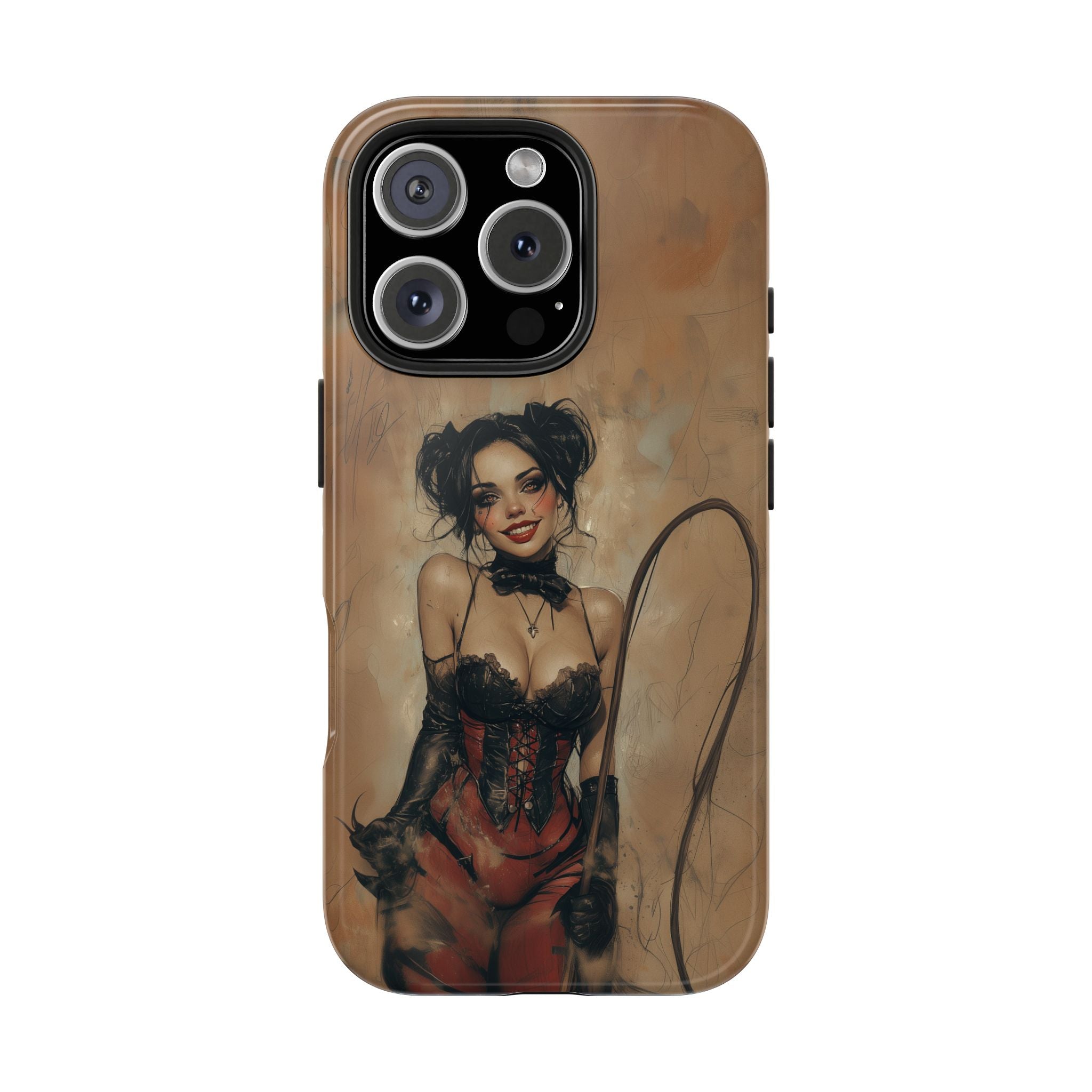 Goth Girl Sketch Phone Case, Tough Protection for iPhone and Samsung