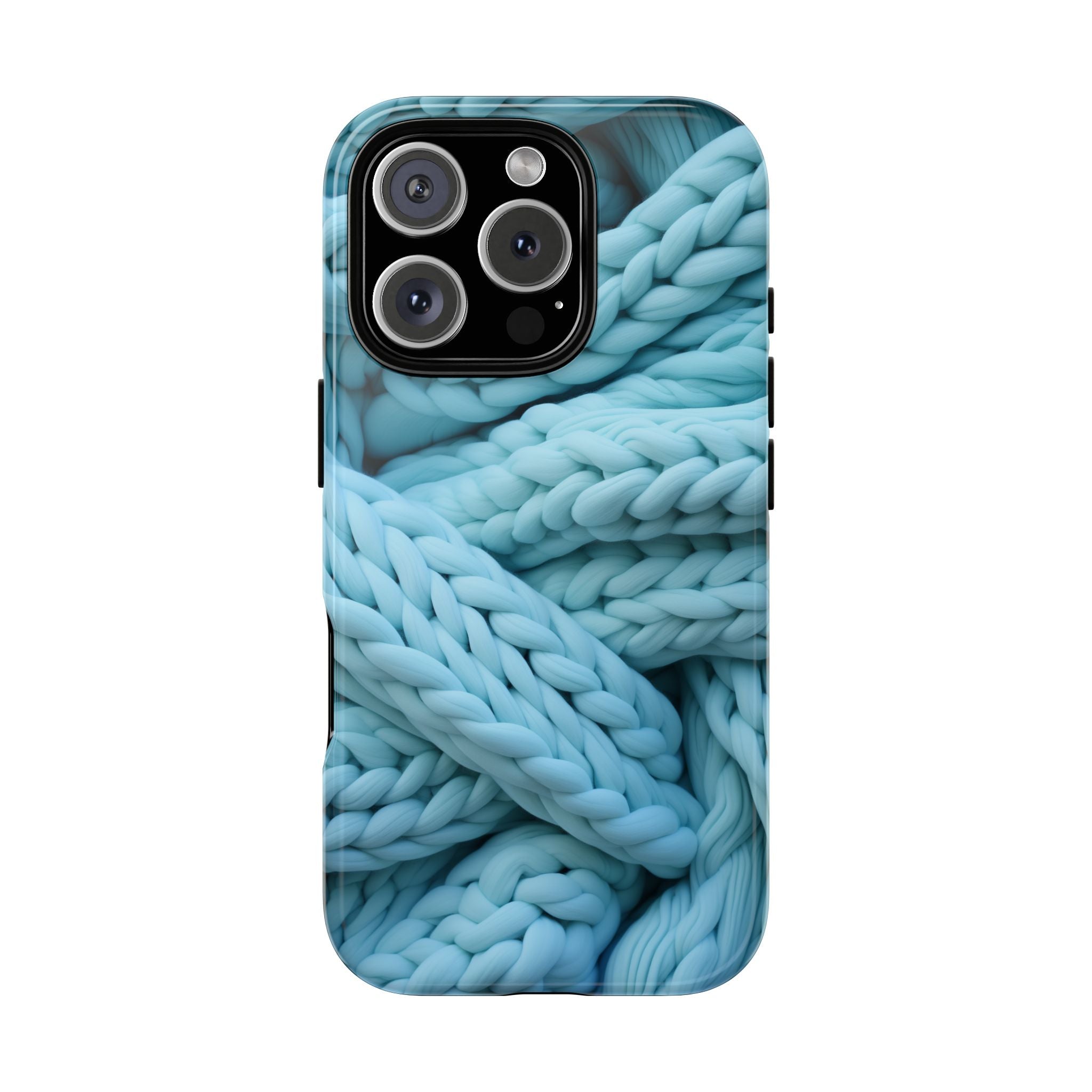 Knitted Blanket Phone Cover