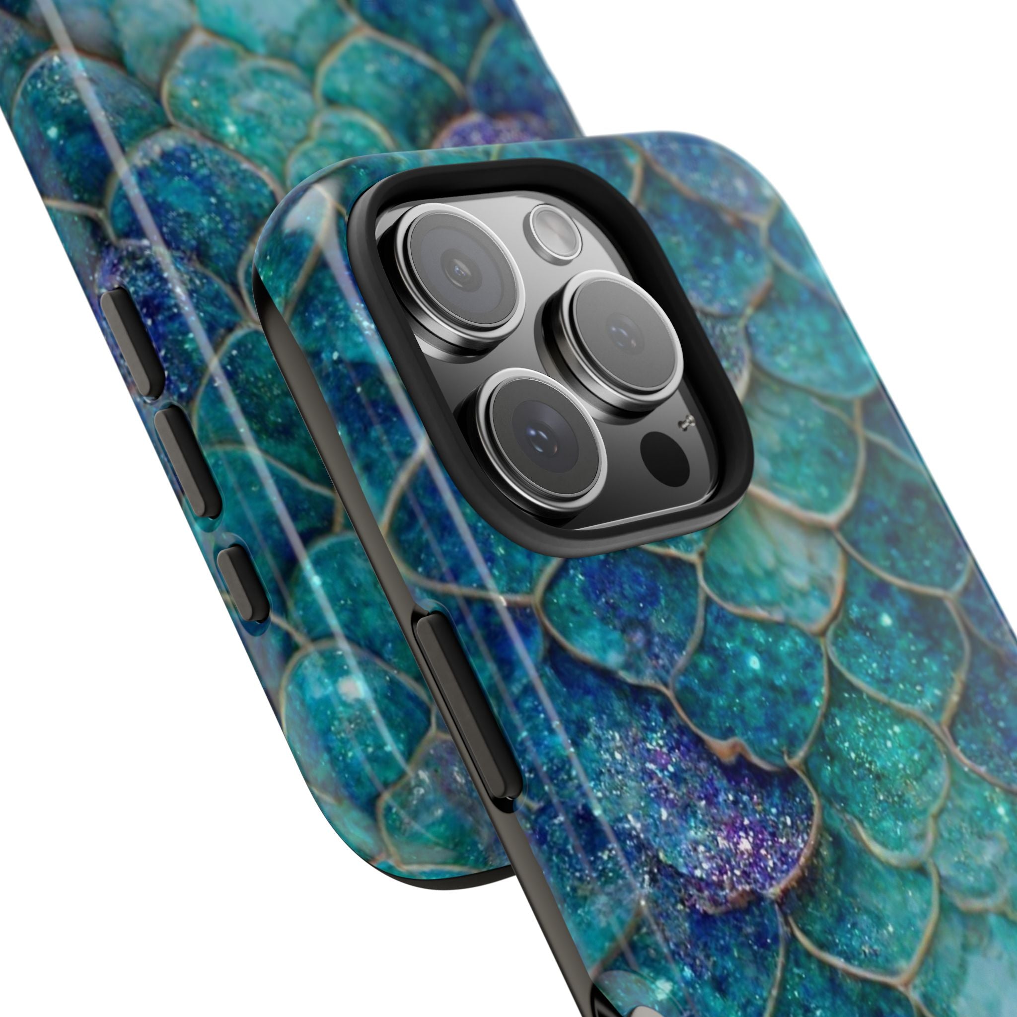 Blue Artwork Pattern, Strong Protection for iPhone and Samsung