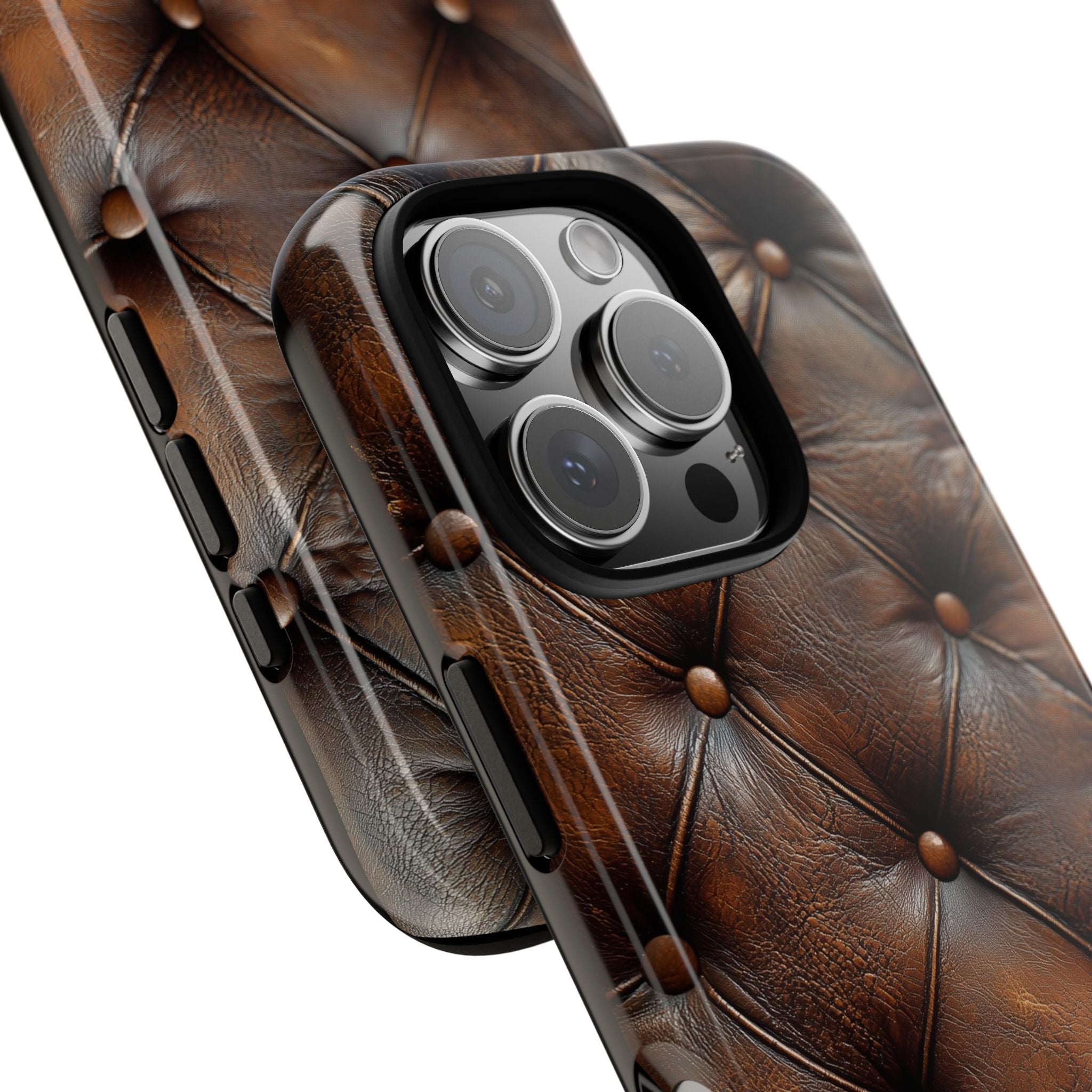 Soft Brown Leather Texture Phone Case