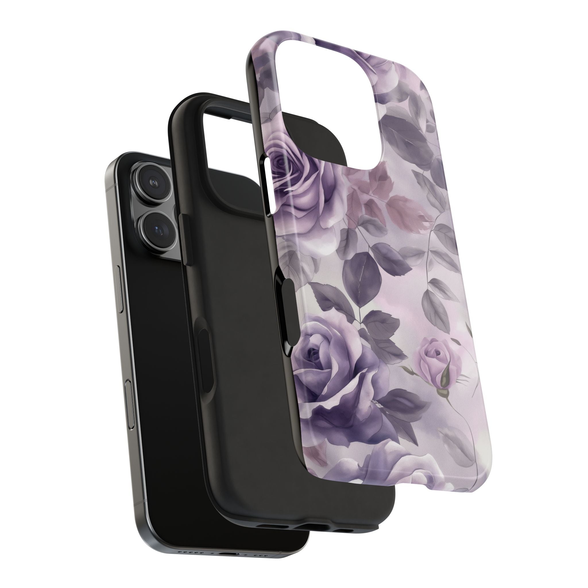 Watercolor Pastel Roses, Strong Protection for iPhone and Samsung