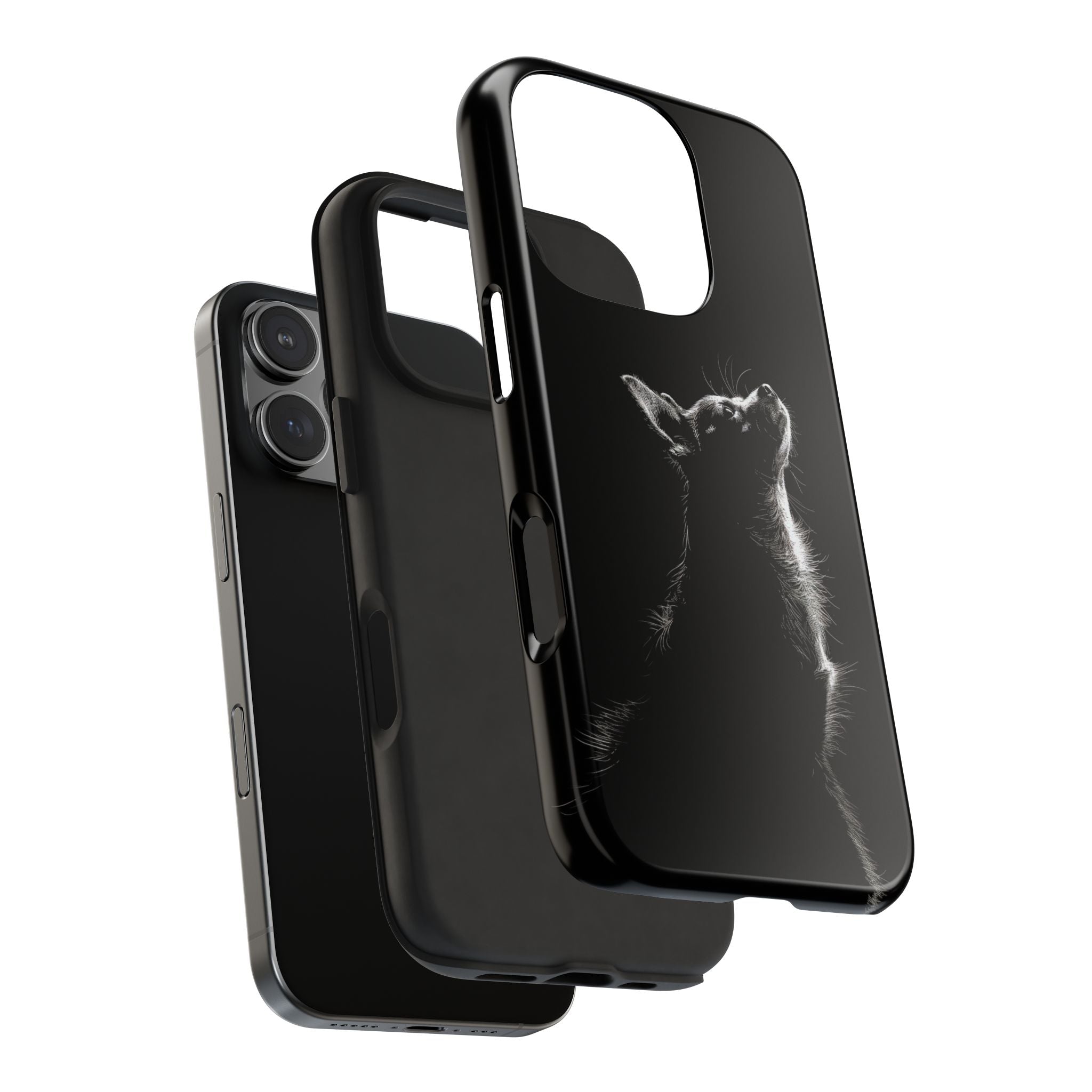 Stylish Corgi Silhouette Phone Case, Durable Design for iPhone and Samsung