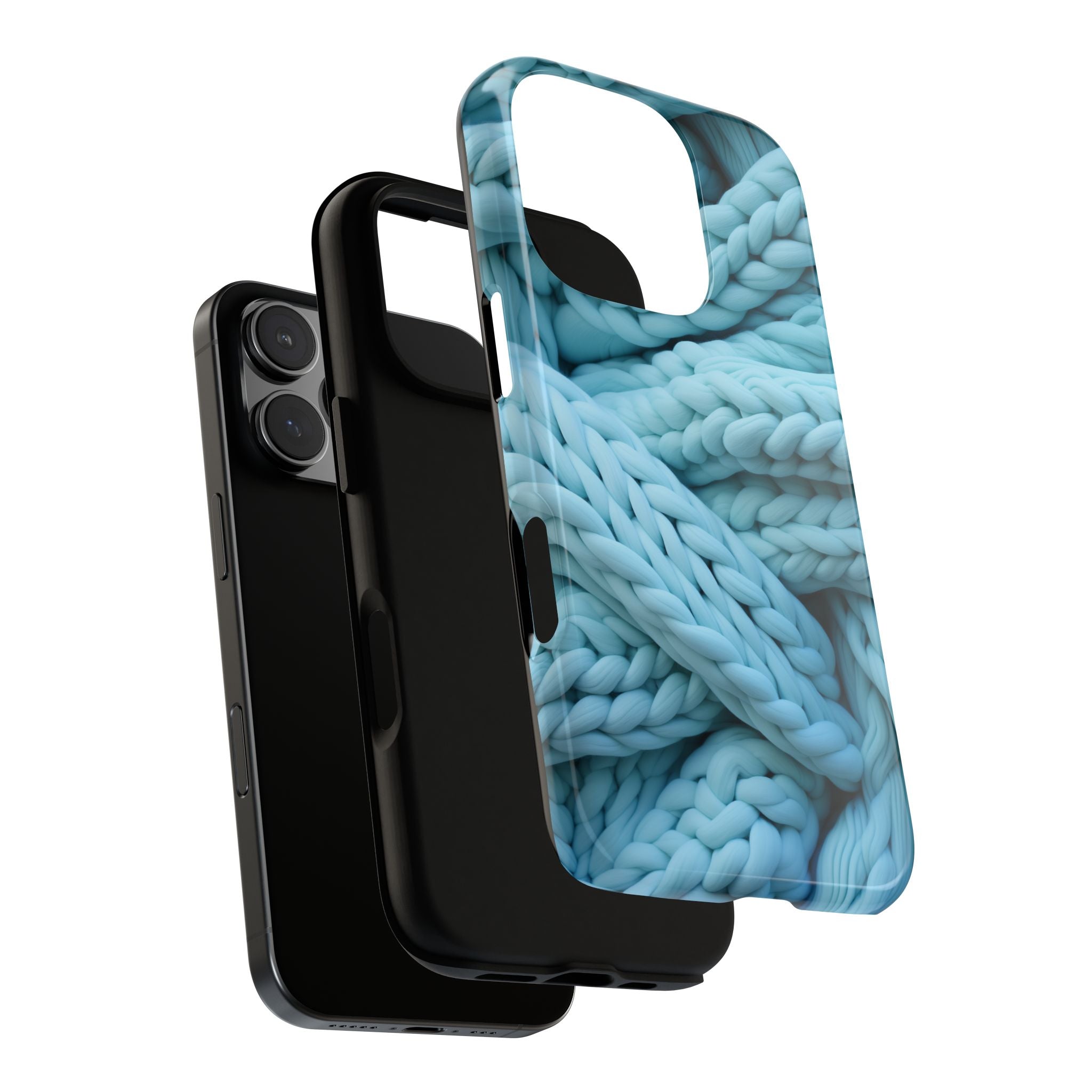 Knitted Blanket Phone Cover