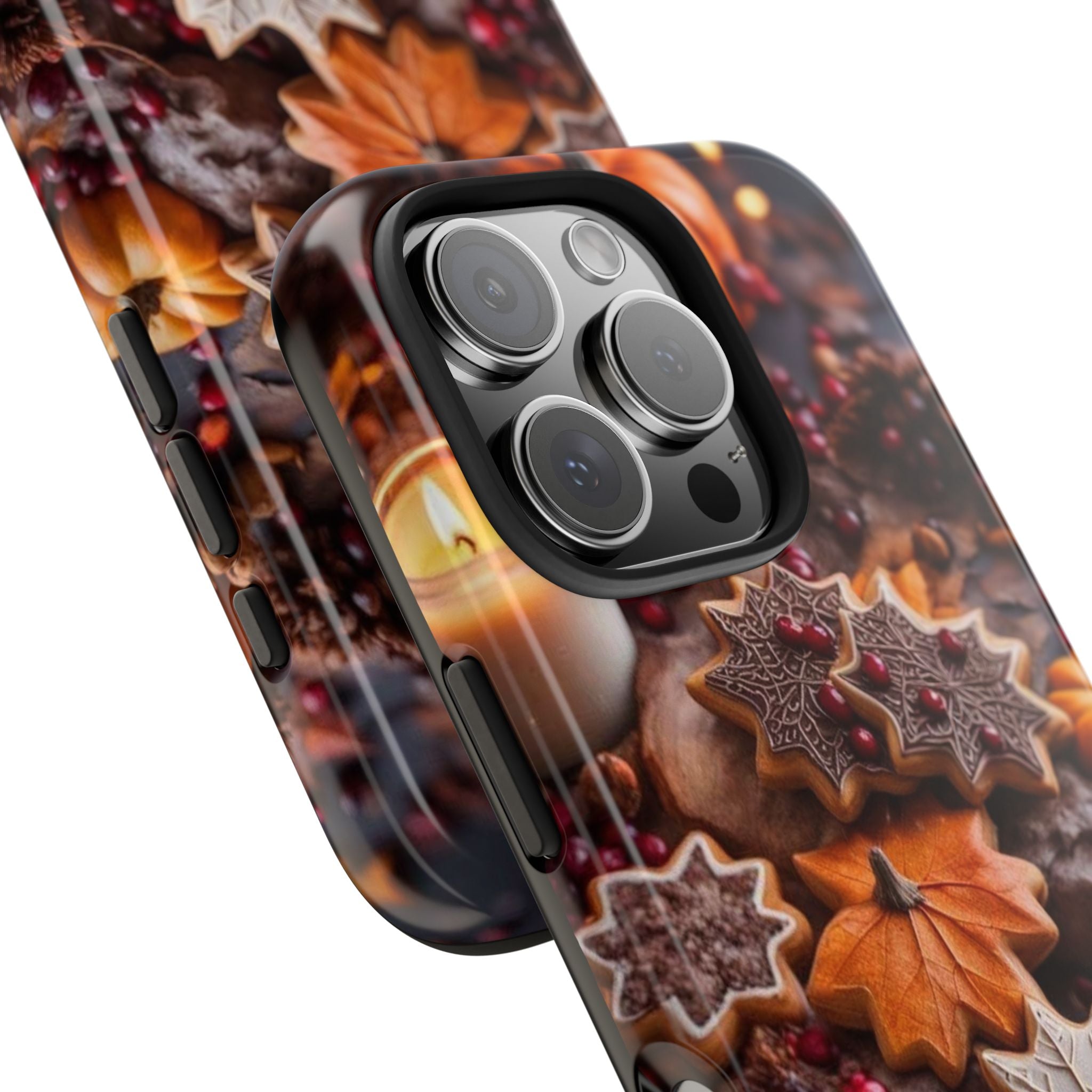 Halloween Cookies Phone Case, Fall Atmosphere