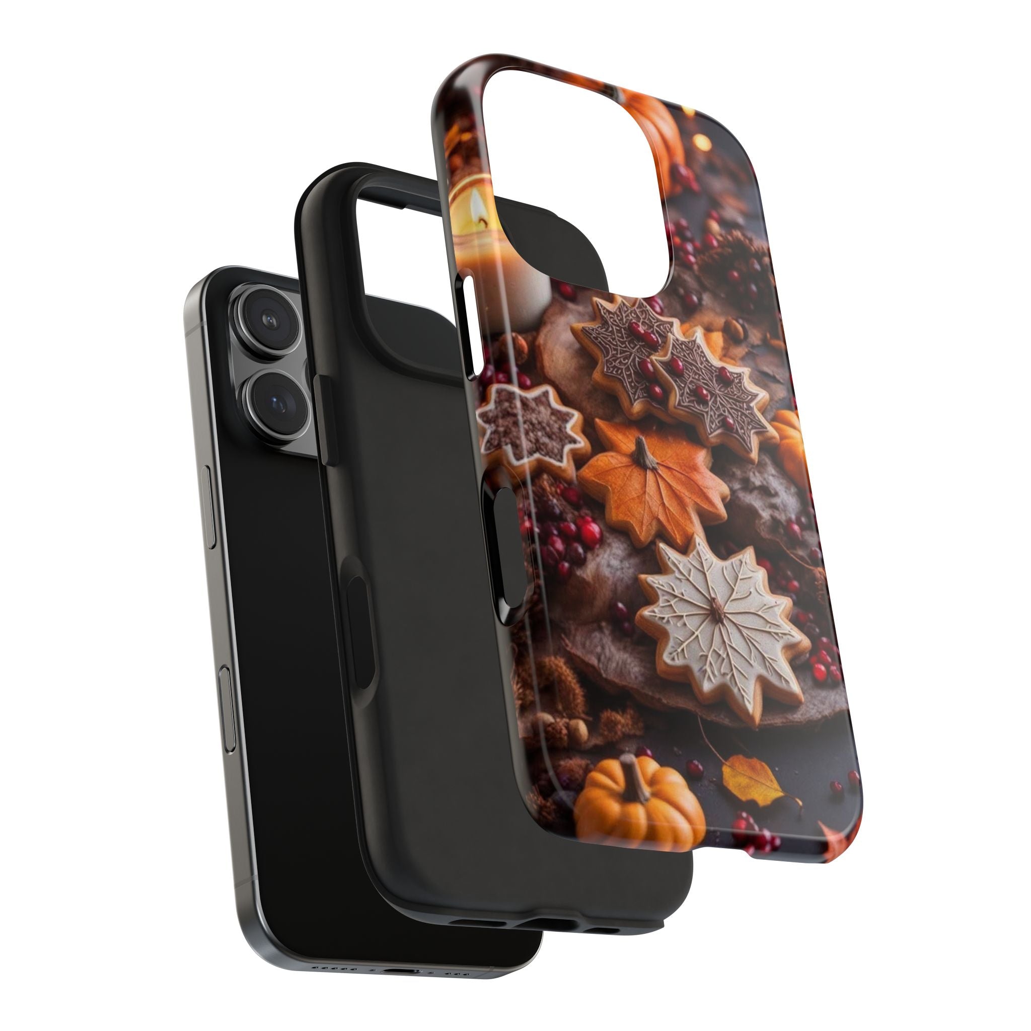 Halloween Cookies Phone Case, Fall Atmosphere