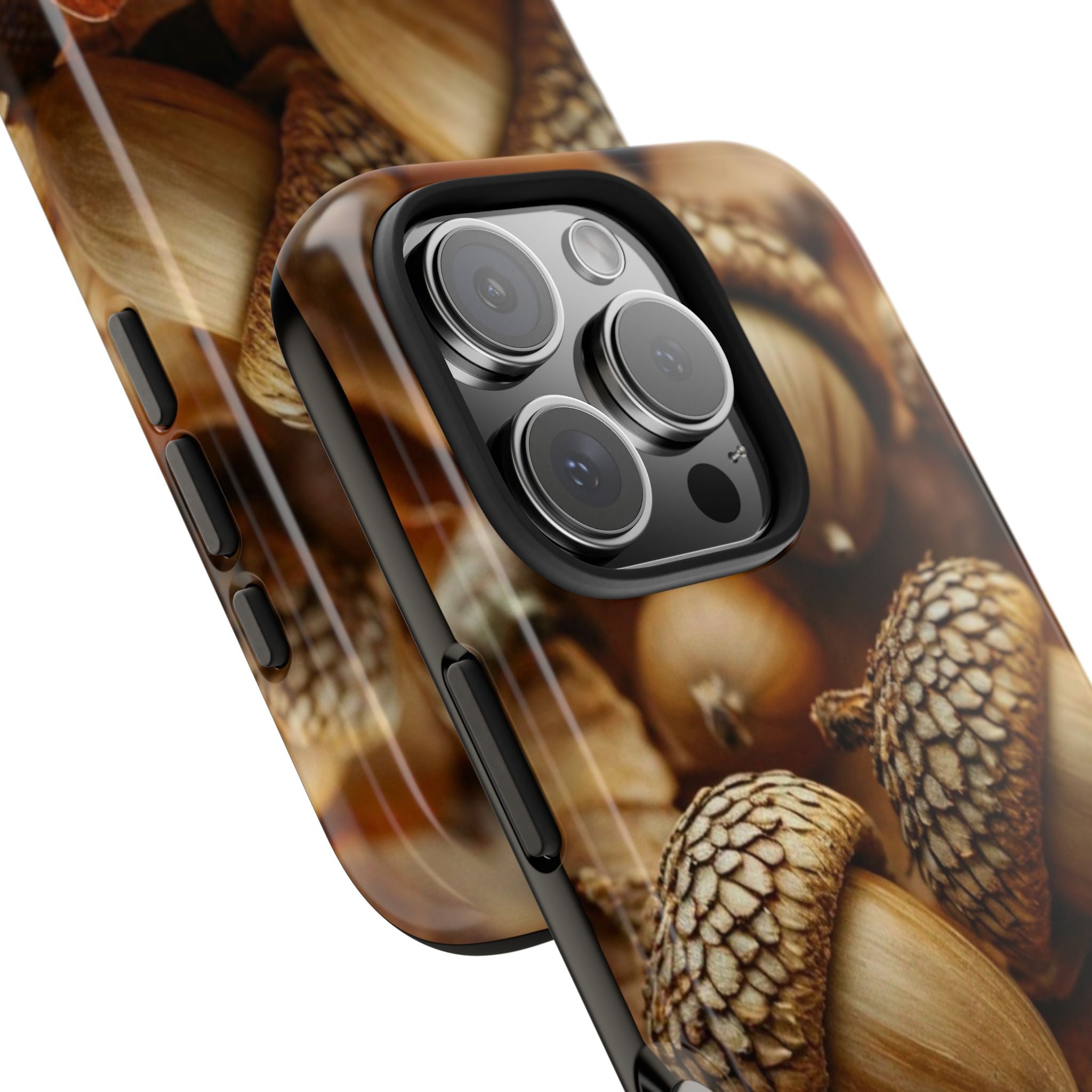 Phone Case - Realistic Acorns, Fall Atmosphere