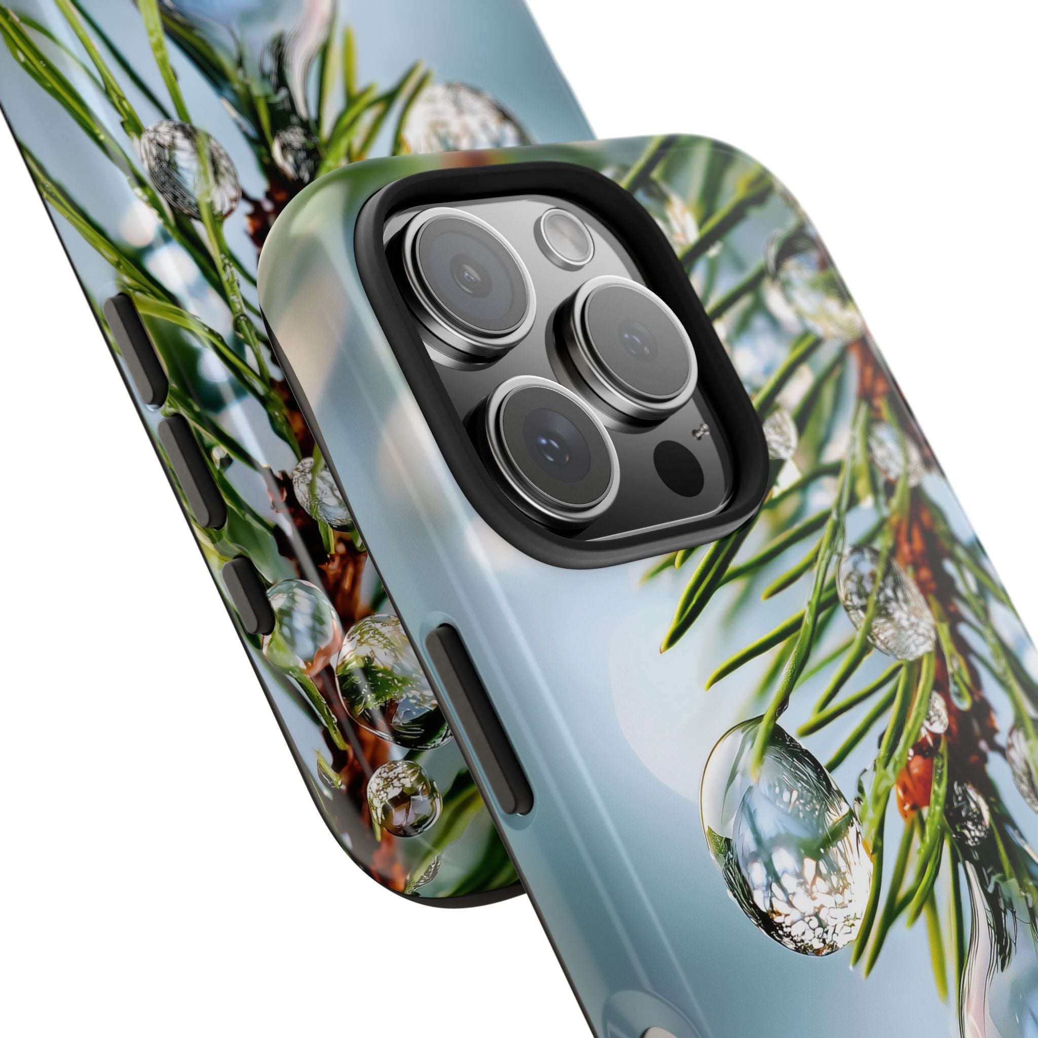 Phone Case - Dew Covered Pine Needles in a Misty Morning