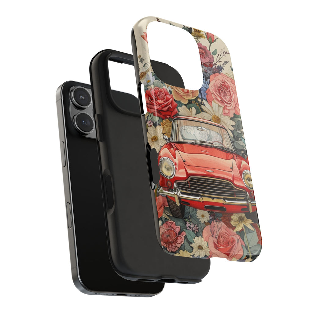 Phone Case - The Summer Ride Tough Case, Corvette, Flowers and Travel