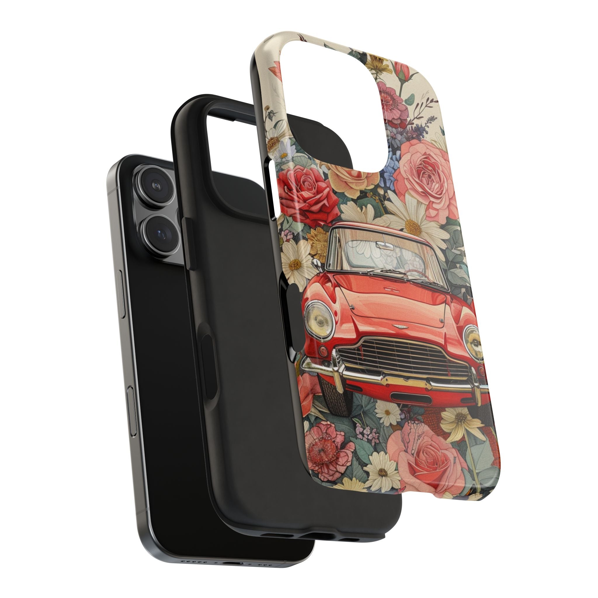 Phone Case - The Summer Ride Tough Case, Corvette, Flowers and Travel