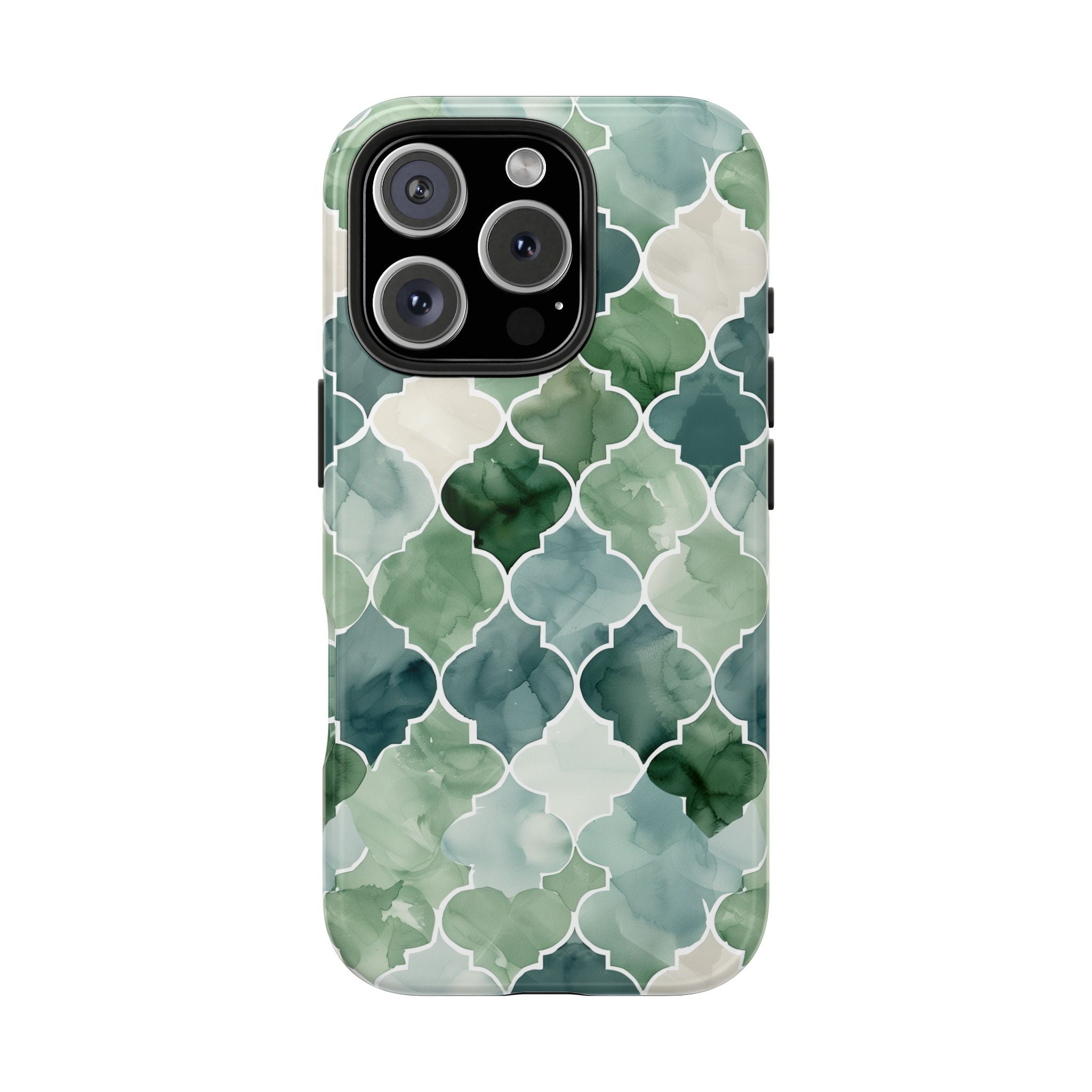 Lattice Pattern in Muted Pastel Watercolors, Phone Case for iPhone and Samsung, Bold and Durable