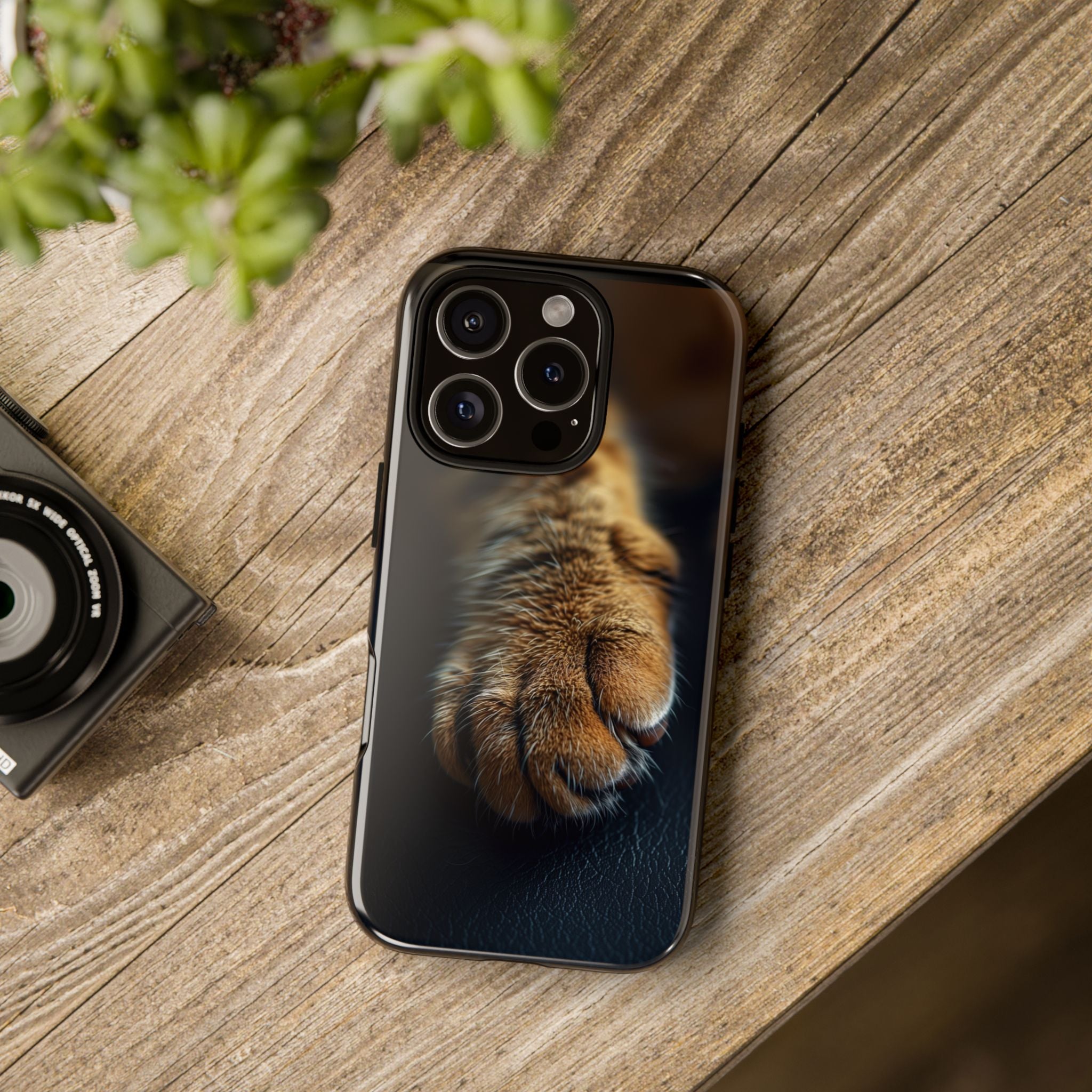 Cat Paw Tough Case, iPhone Case for Cat Lovers