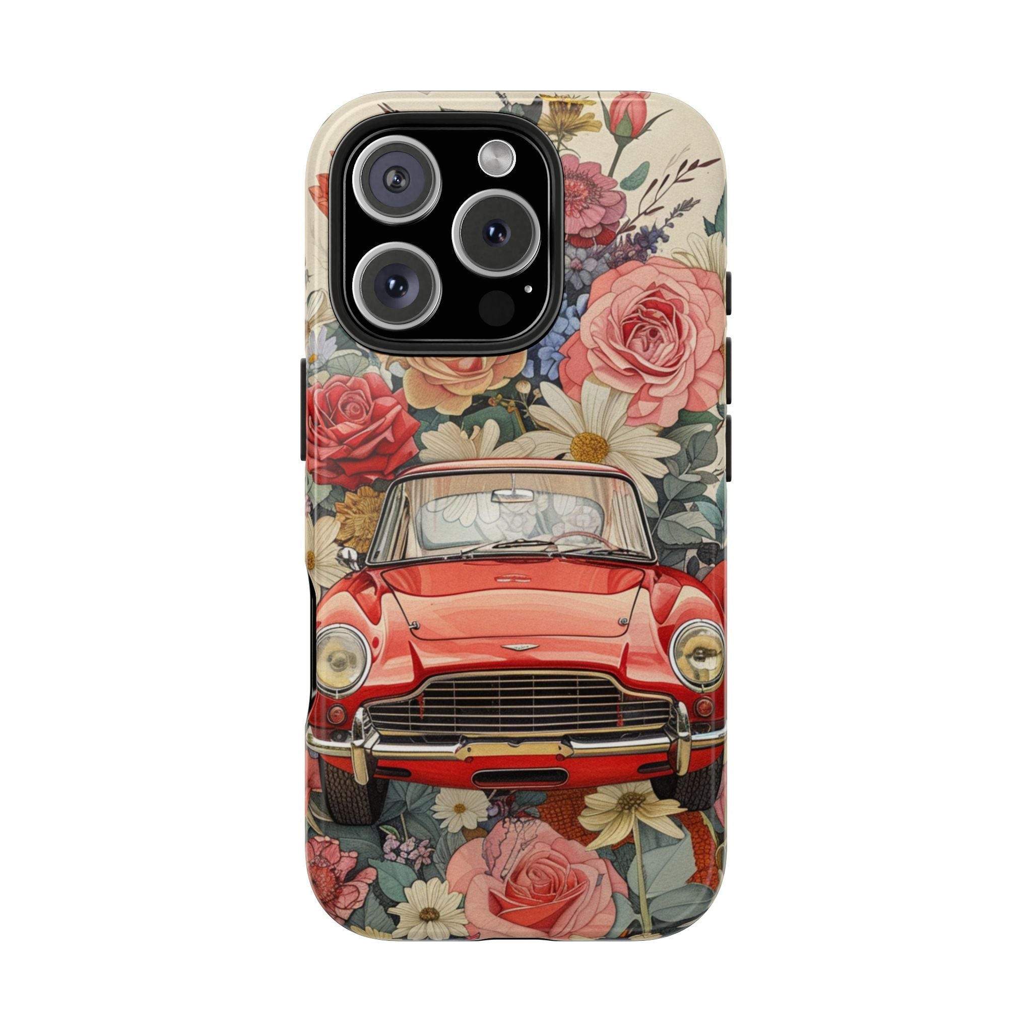 Phone Case - The Summer Ride Tough Case, Corvette, Flowers and Travel