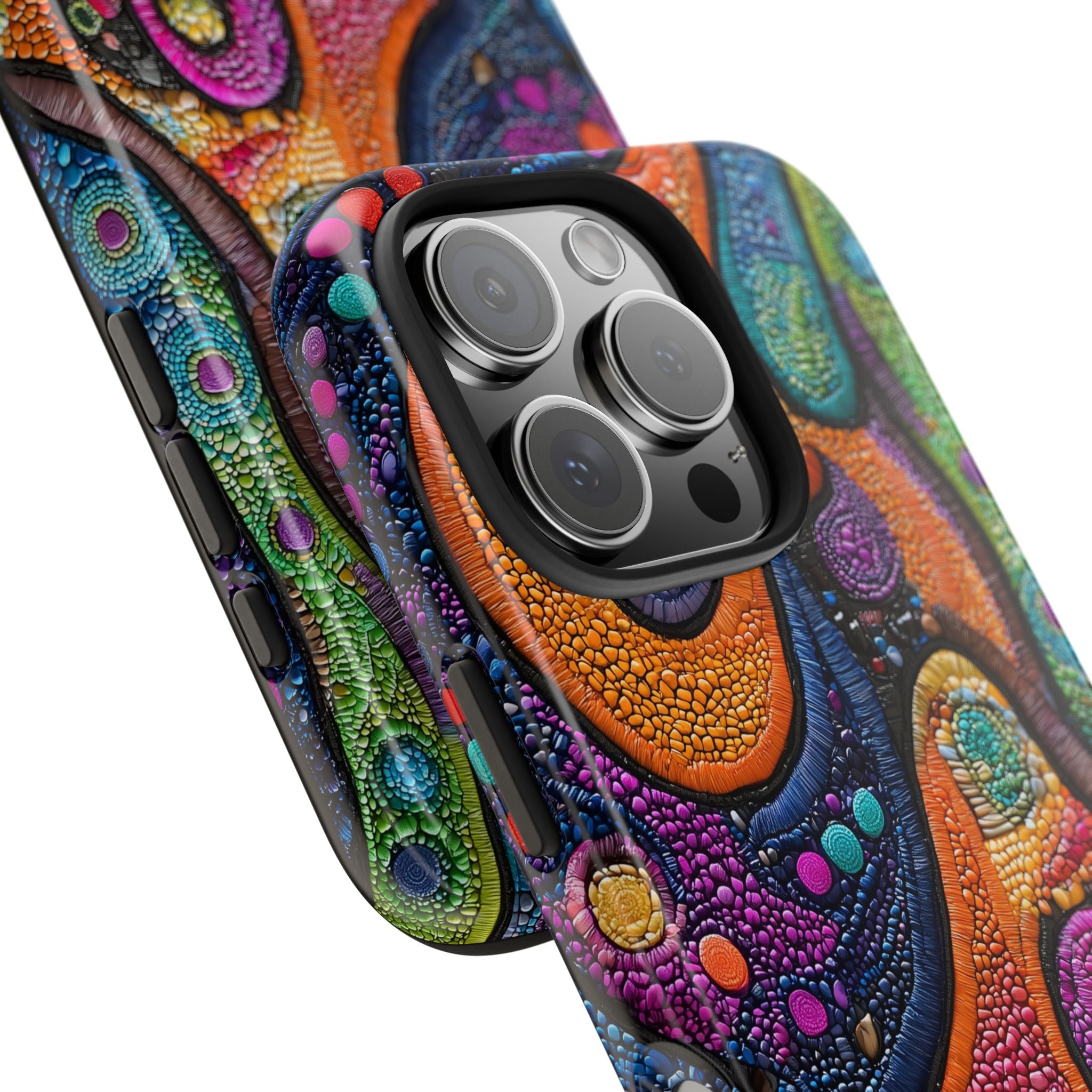 Paisley Patchwork Tile, Strong Protection for iPhone and Samsung