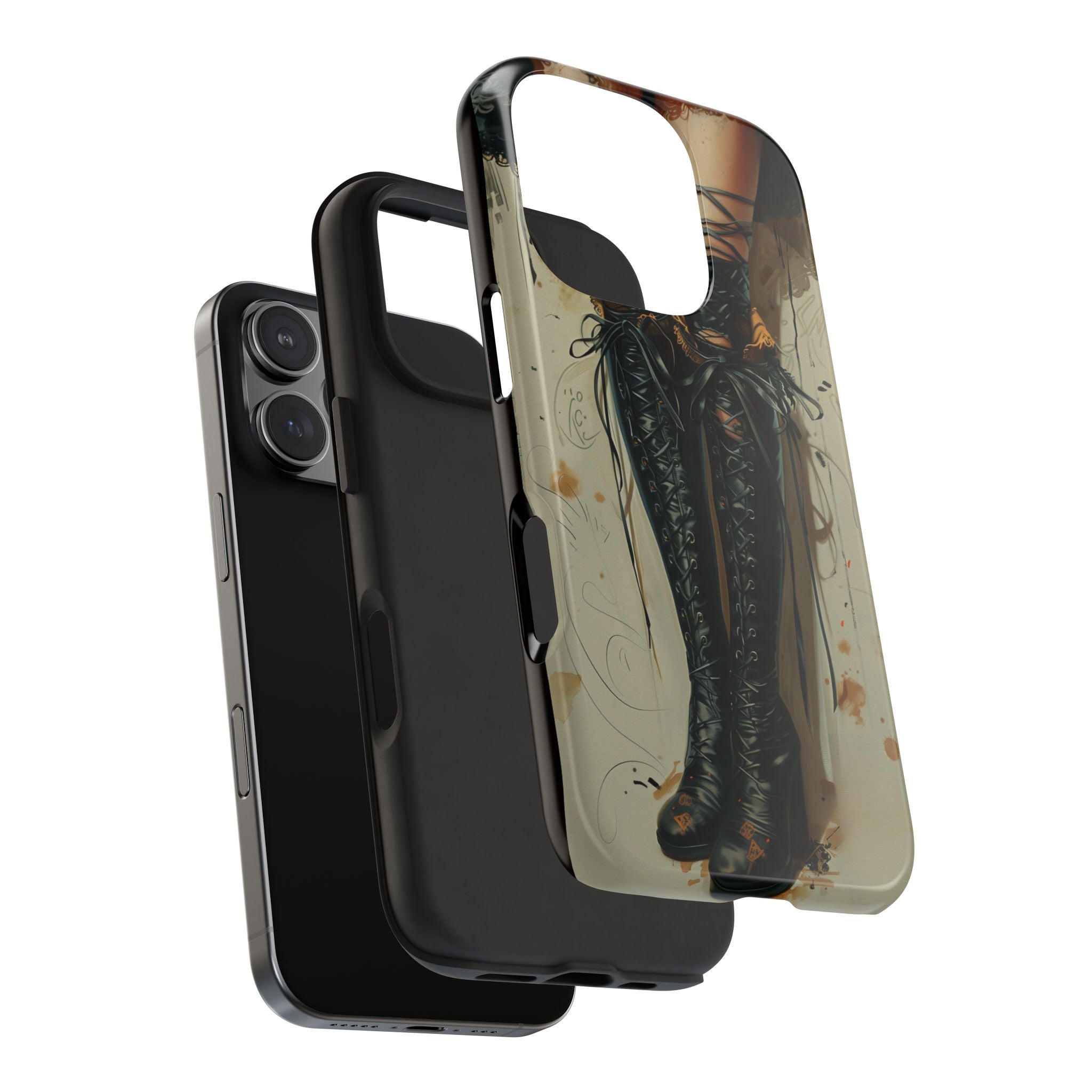 Legs in Laced High Heel Boots II, Phone Cover Tough Case, iPhone and Samsung