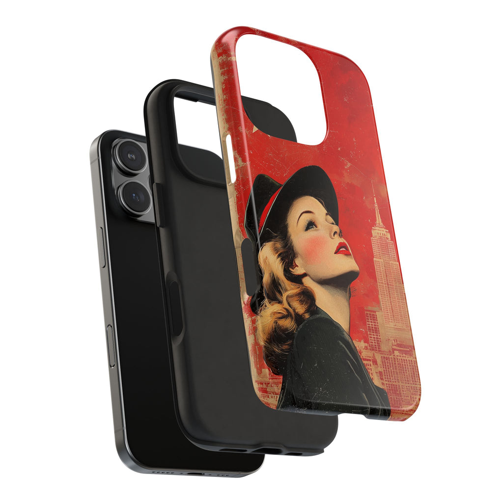 1940's Poster, American Theme, Strong Protection for iPhone and Samsung