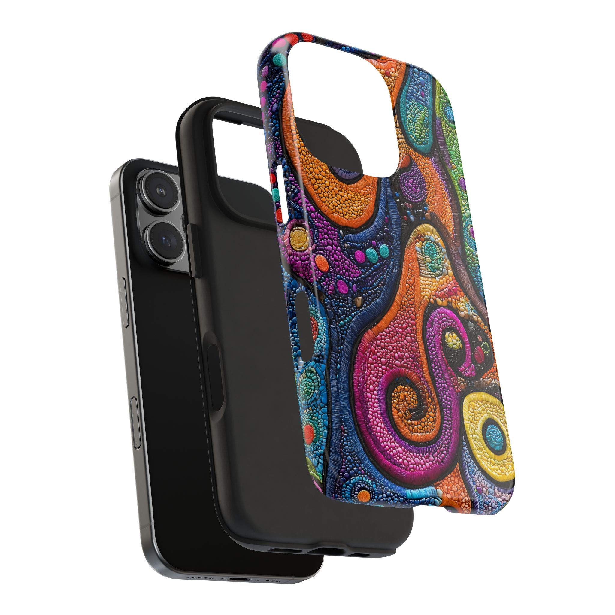 Paisley Patchwork Tile, Strong Protection for iPhone and Samsung