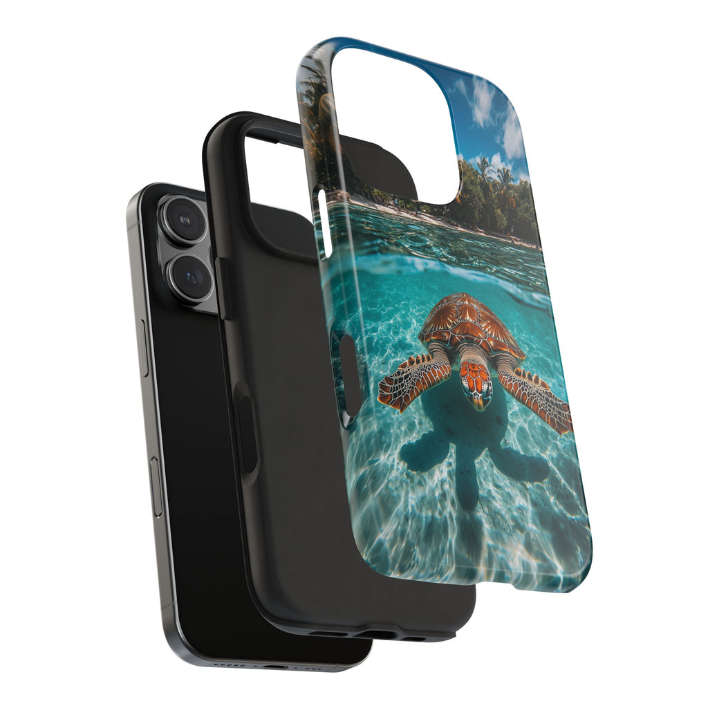 A Seaturtle Gliding Gracefully, Phone Cover Tough Case, iPhone | Samsung