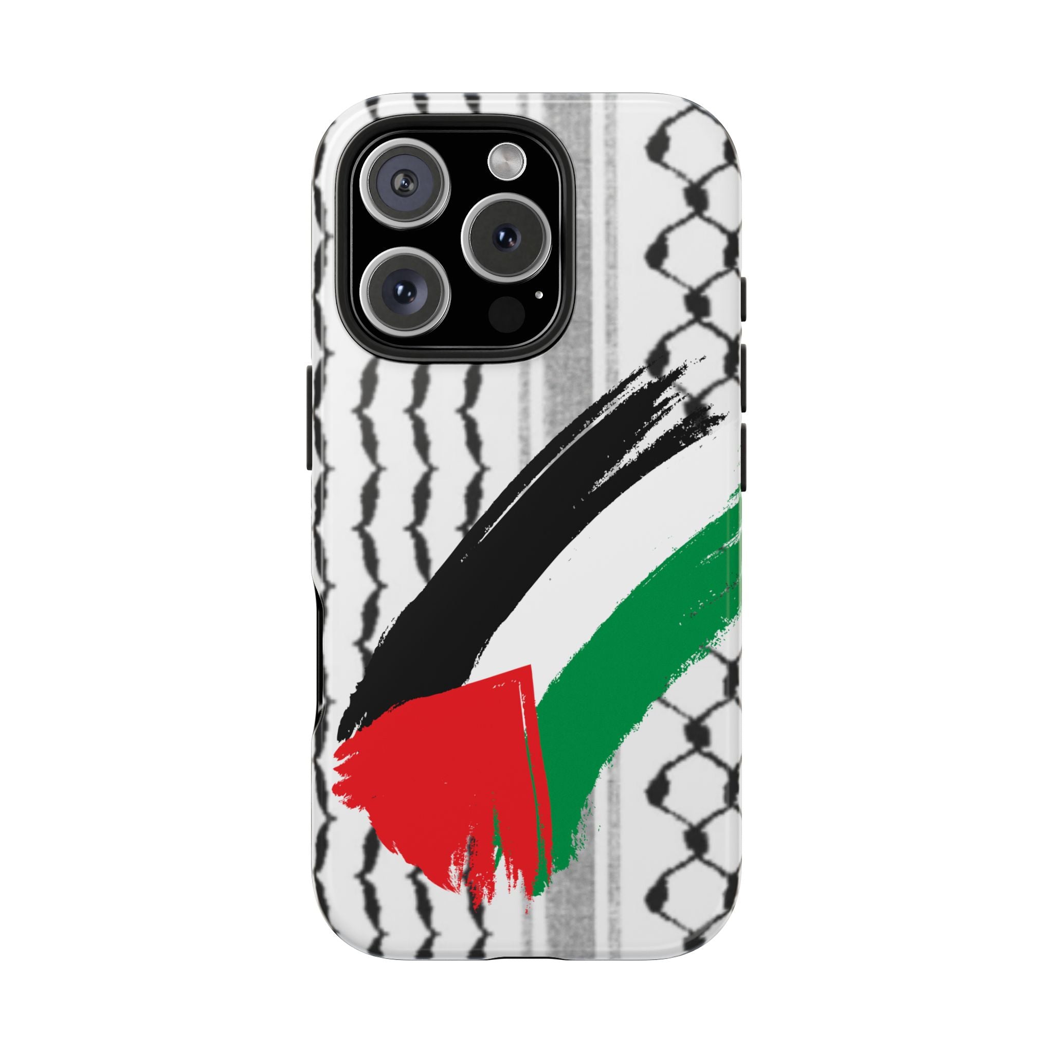 Palestine Flag, Tough Case, Free Palestine for iPhone, Gaza, Jerusalem, Palestinian Scarf, Koufiyeh, Symbol of Palestine