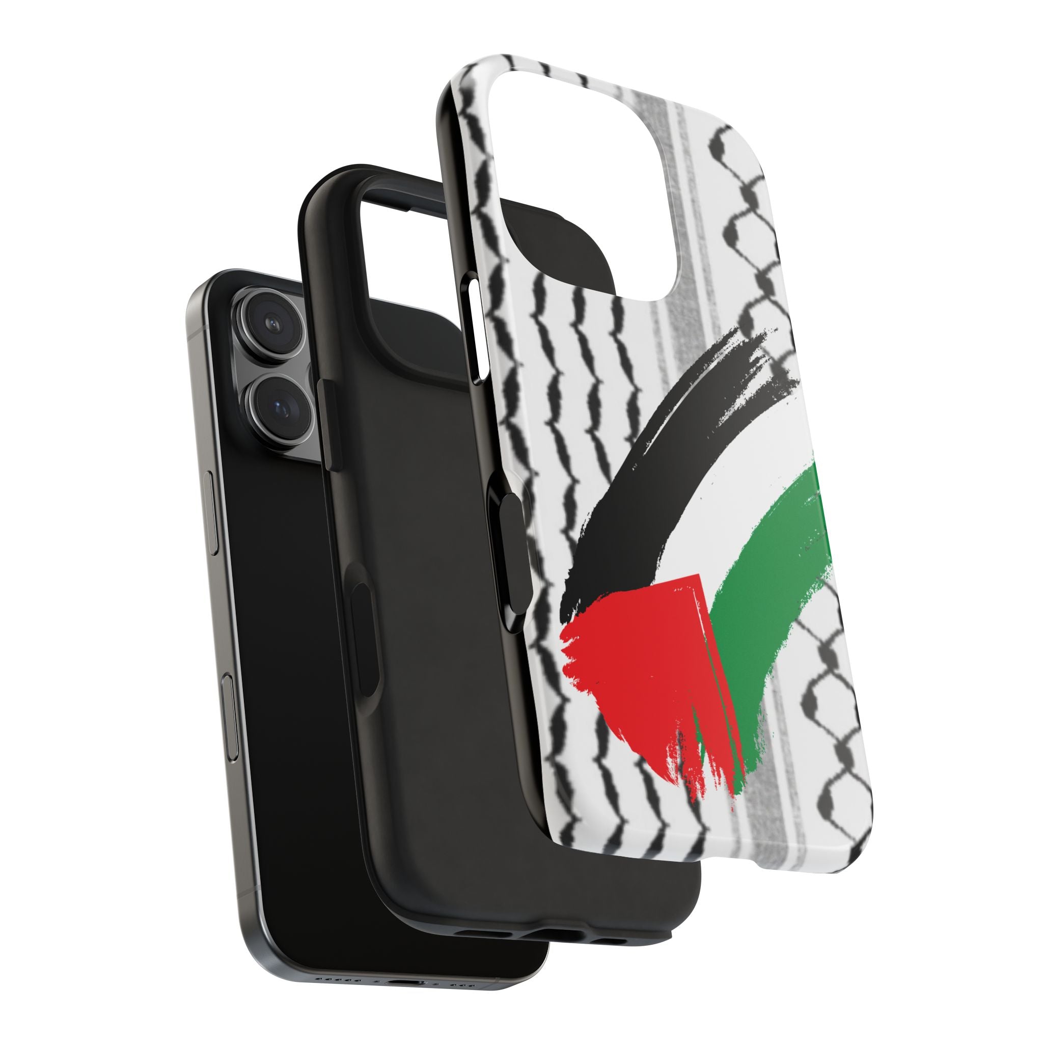 Palestine Flag, Tough Case, Free Palestine for iPhone, Gaza, Jerusalem, Palestinian Scarf, Koufiyeh, Symbol of Palestine