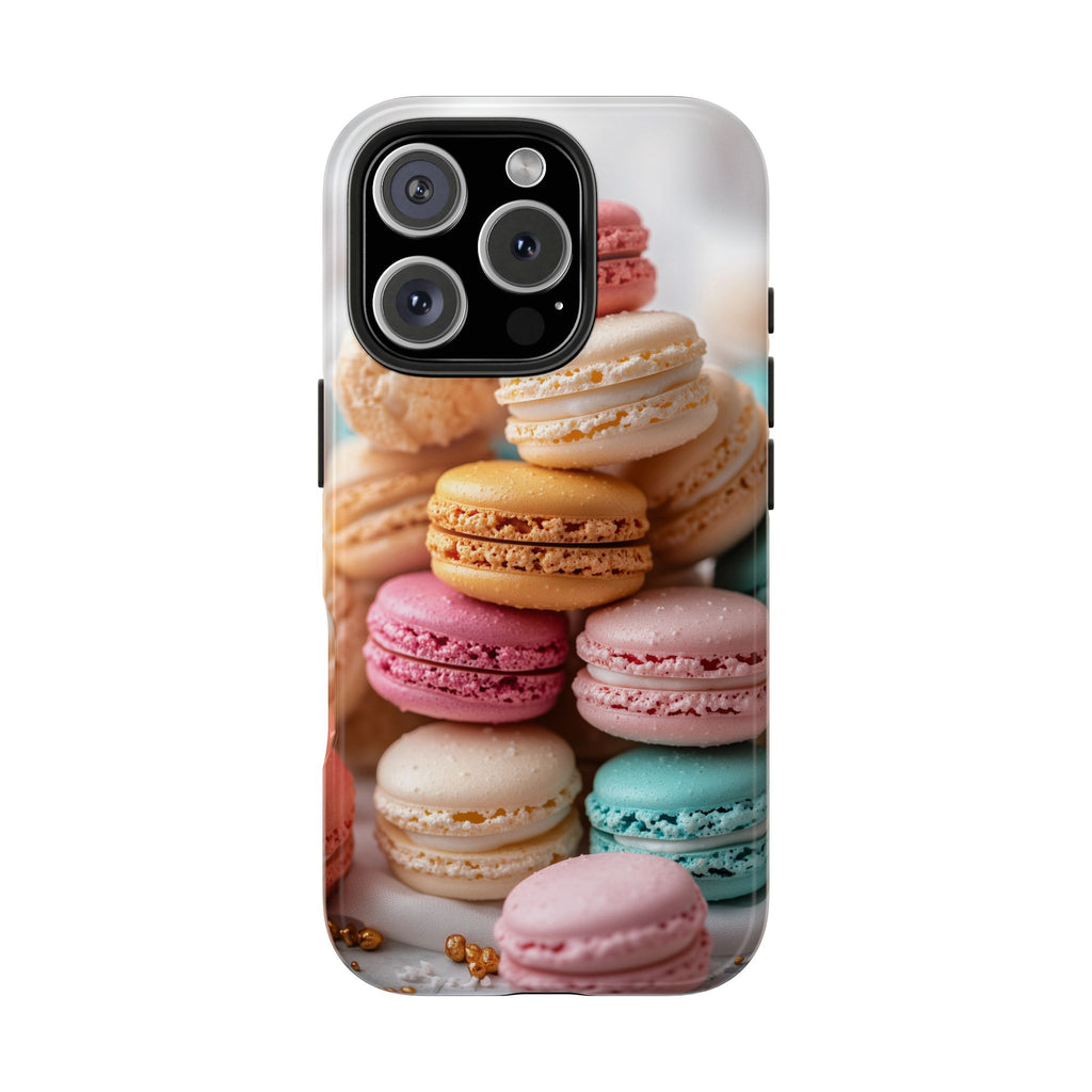 Pastel Macarons, Strong Protection for iPhone and Samsung
