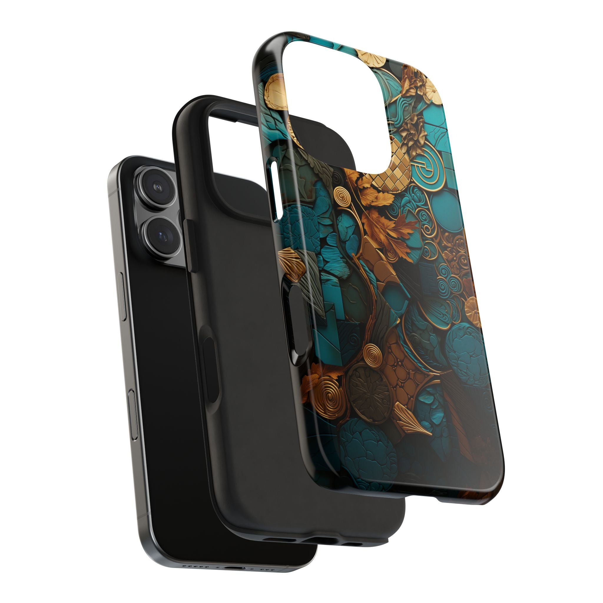 Colorful Tile Design, Strong Protection for iPhone and Samsung