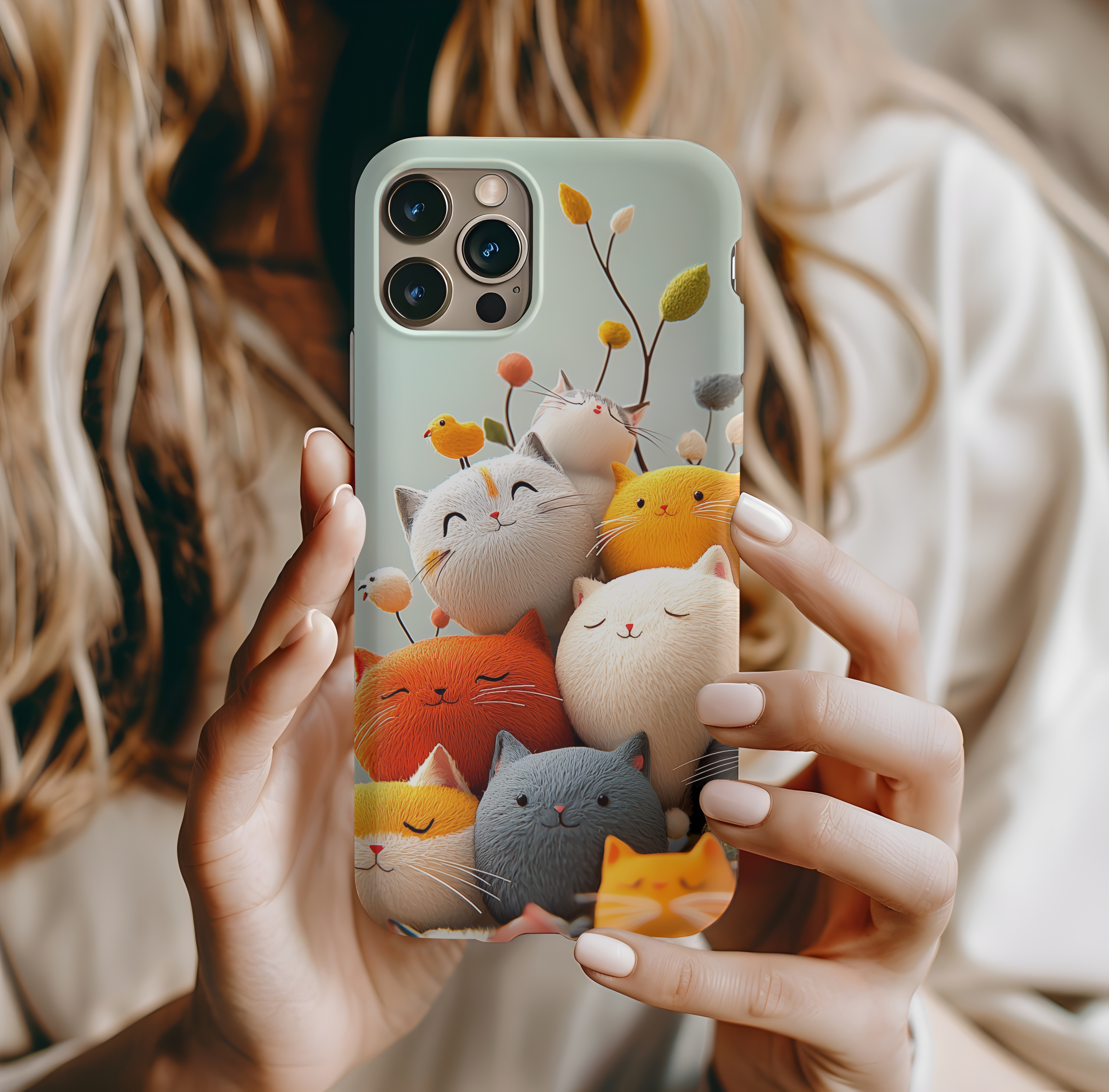 Kitten Phone Cases - Cute and Colorful Kittens Design