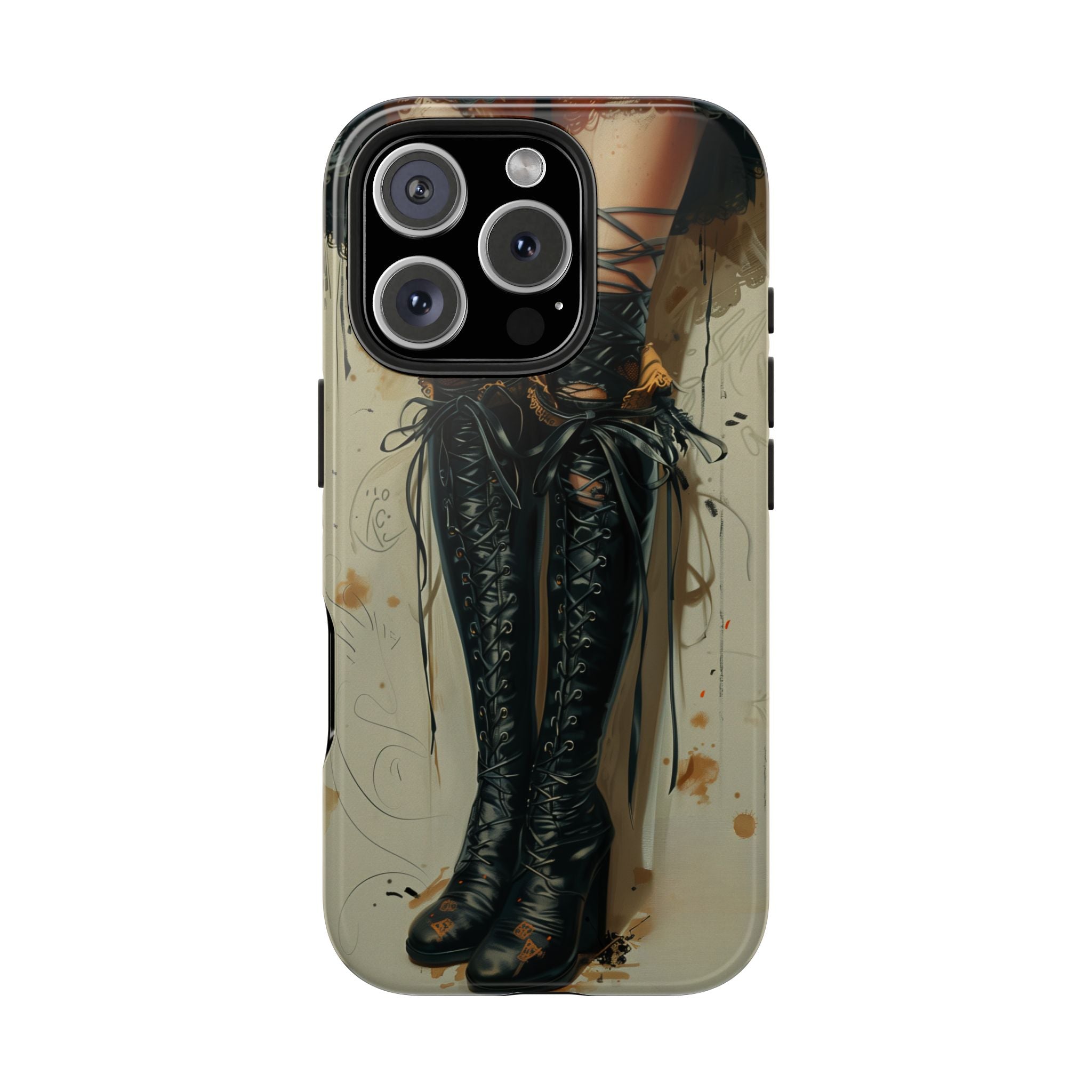 Legs in Laced High Heel Boots II, Phone Cover Tough Case, iPhone and Samsung