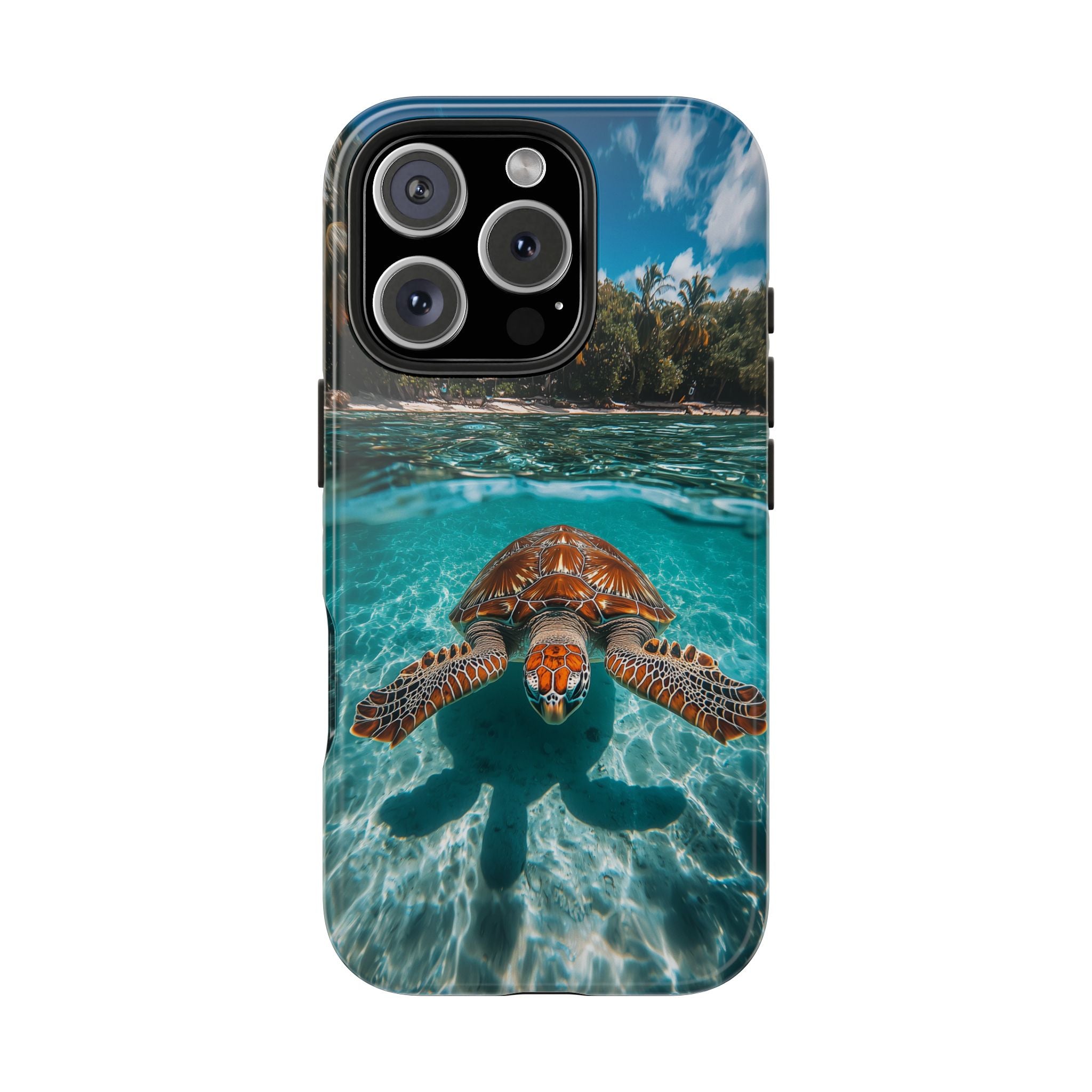 A Seaturtle Gliding Gracefully, Phone Cover Tough Case, iPhone | Samsung