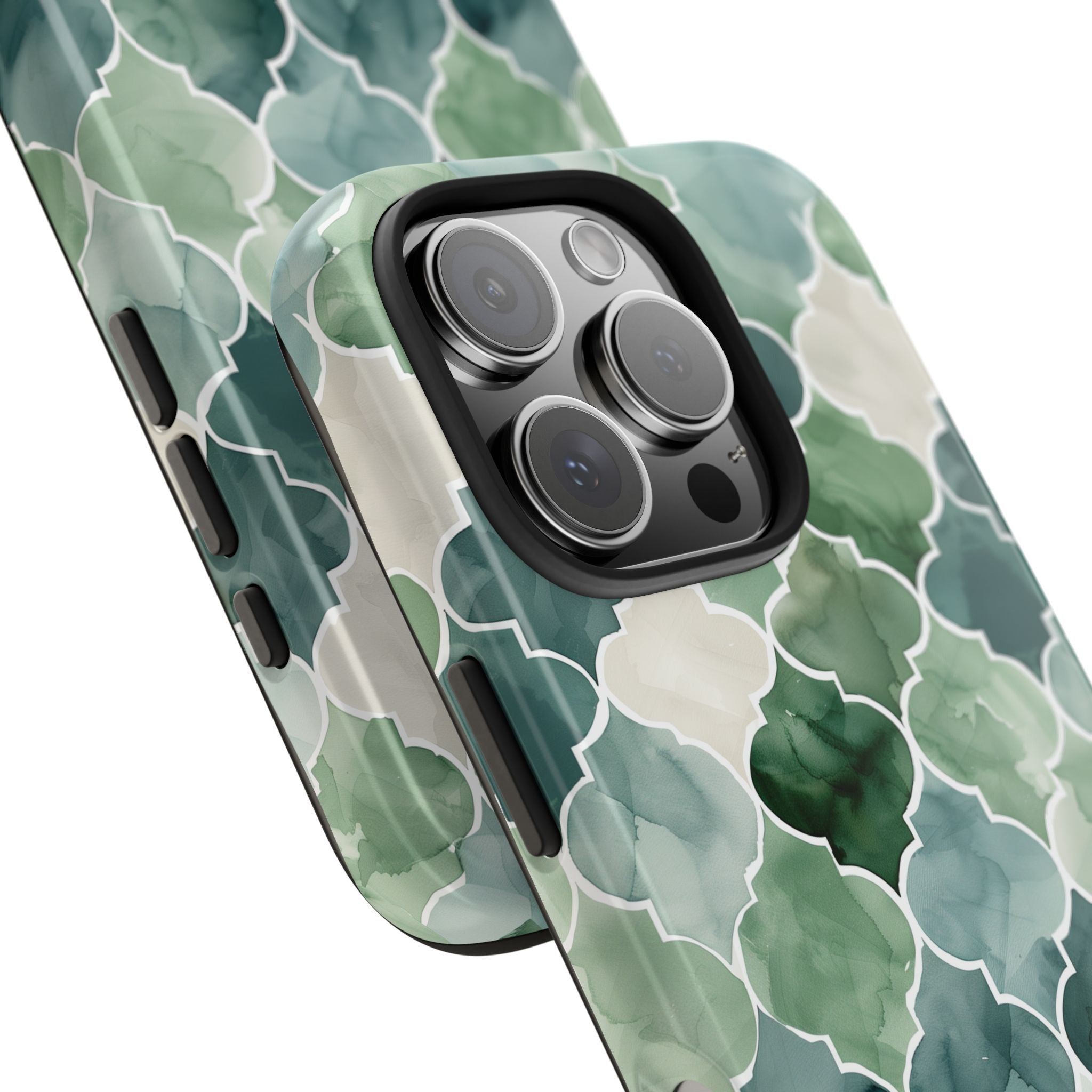 Lattice Pattern in Muted Pastel Watercolors, Phone Case for iPhone and Samsung, Bold and Durable