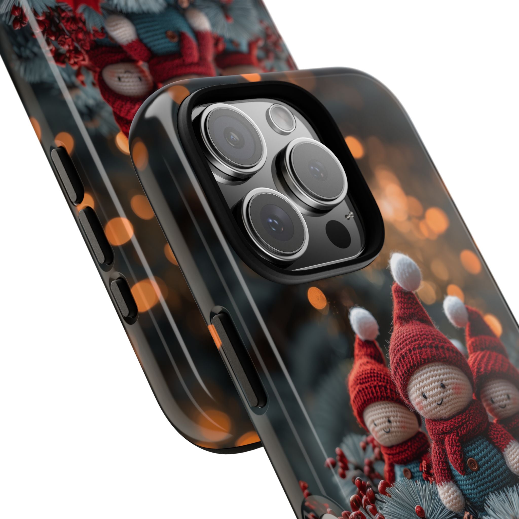 Cute Little Santa Helpers, Tough Phone Case, iPhone 16, Samsung Galaxy, and Google Pixel