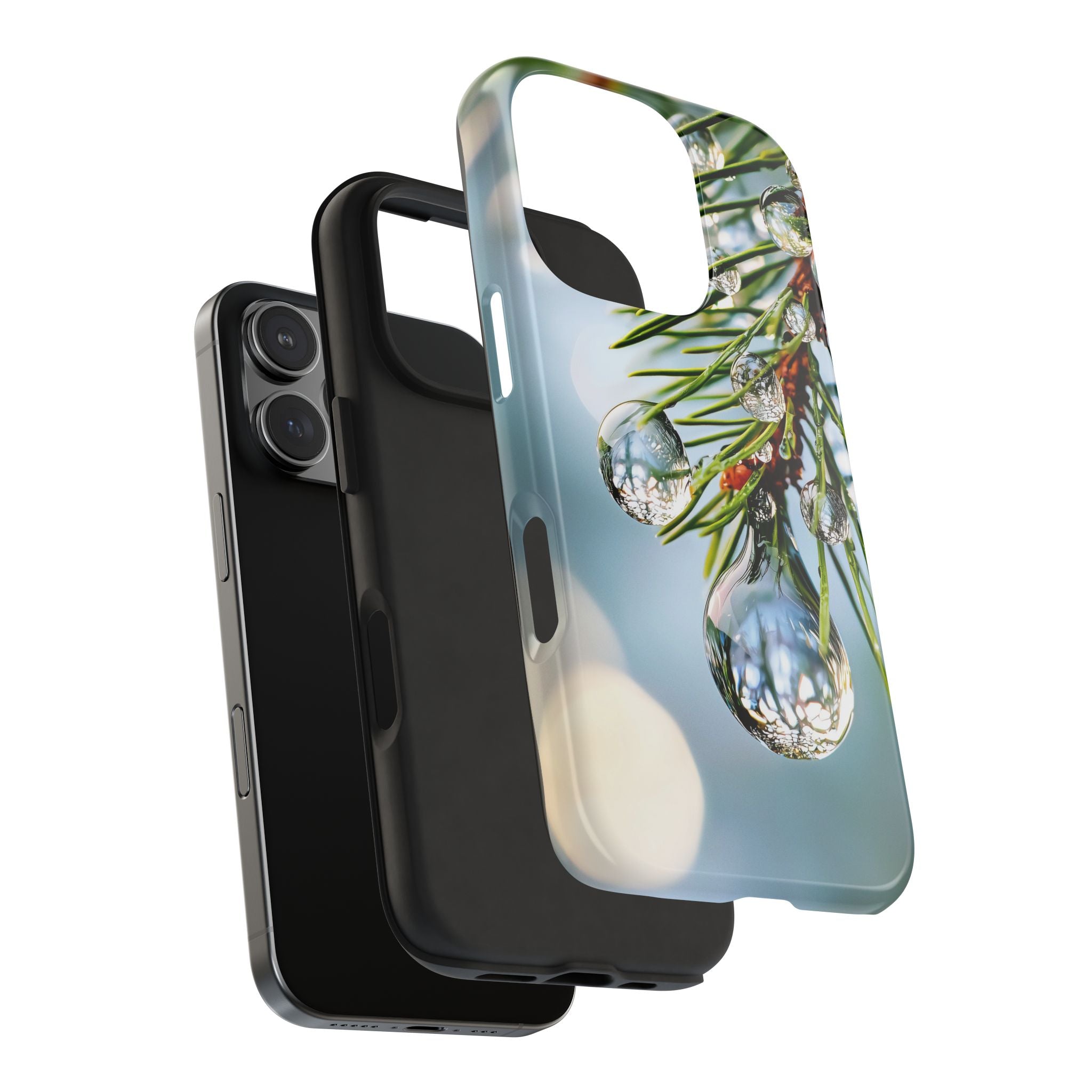 Phone Case - Dew Covered Pine Needles in a Misty Morning
