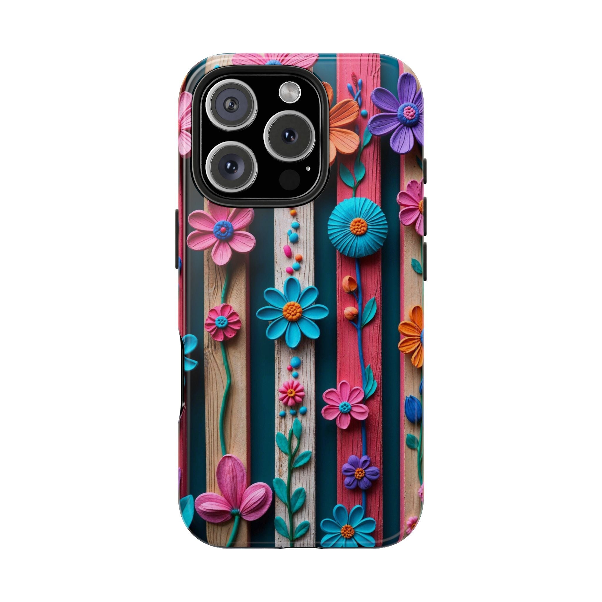 Colorful Phone Case, Spring Flowers, iPhone and Samsung