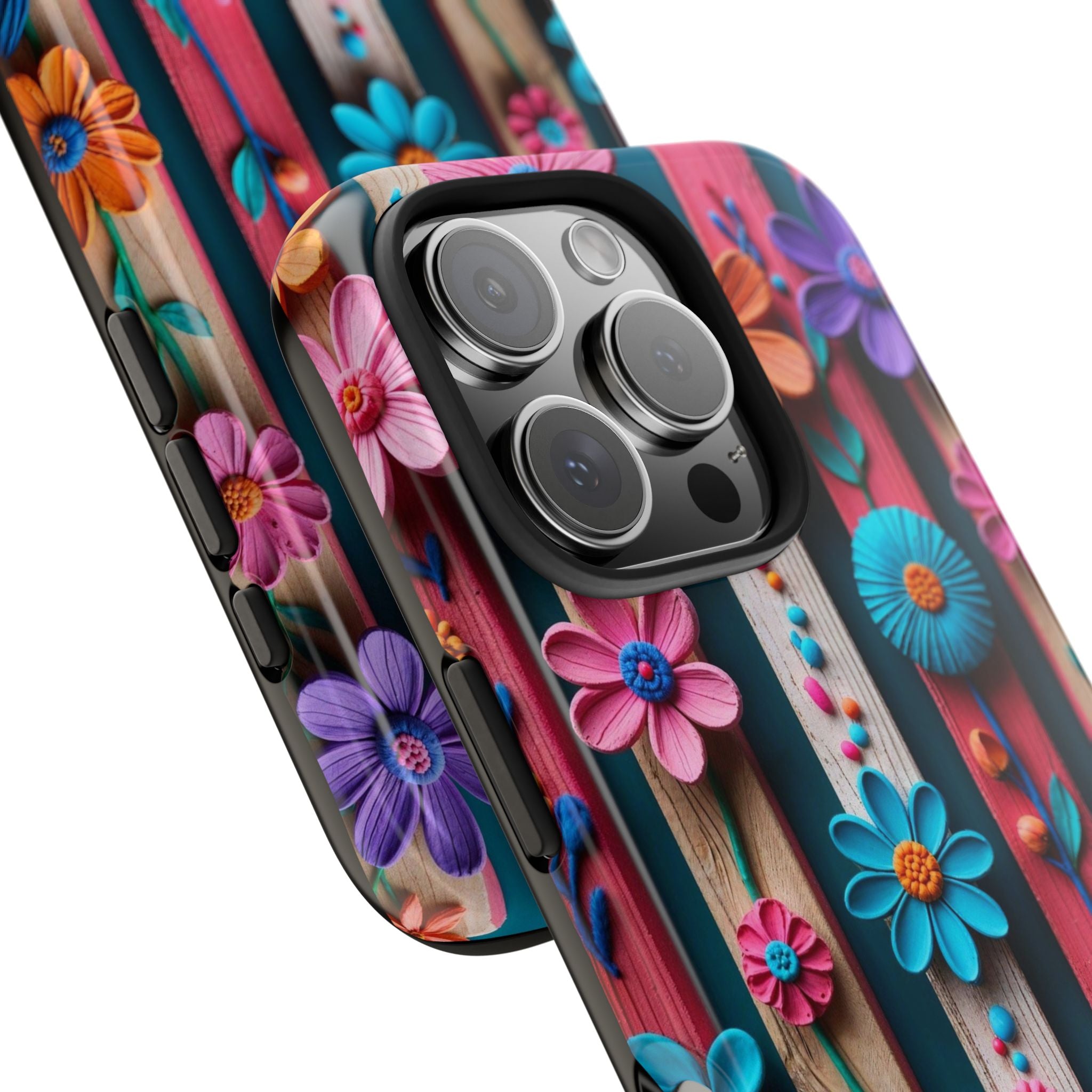 Colorful Phone Case, Spring Flowers, iPhone and Samsung