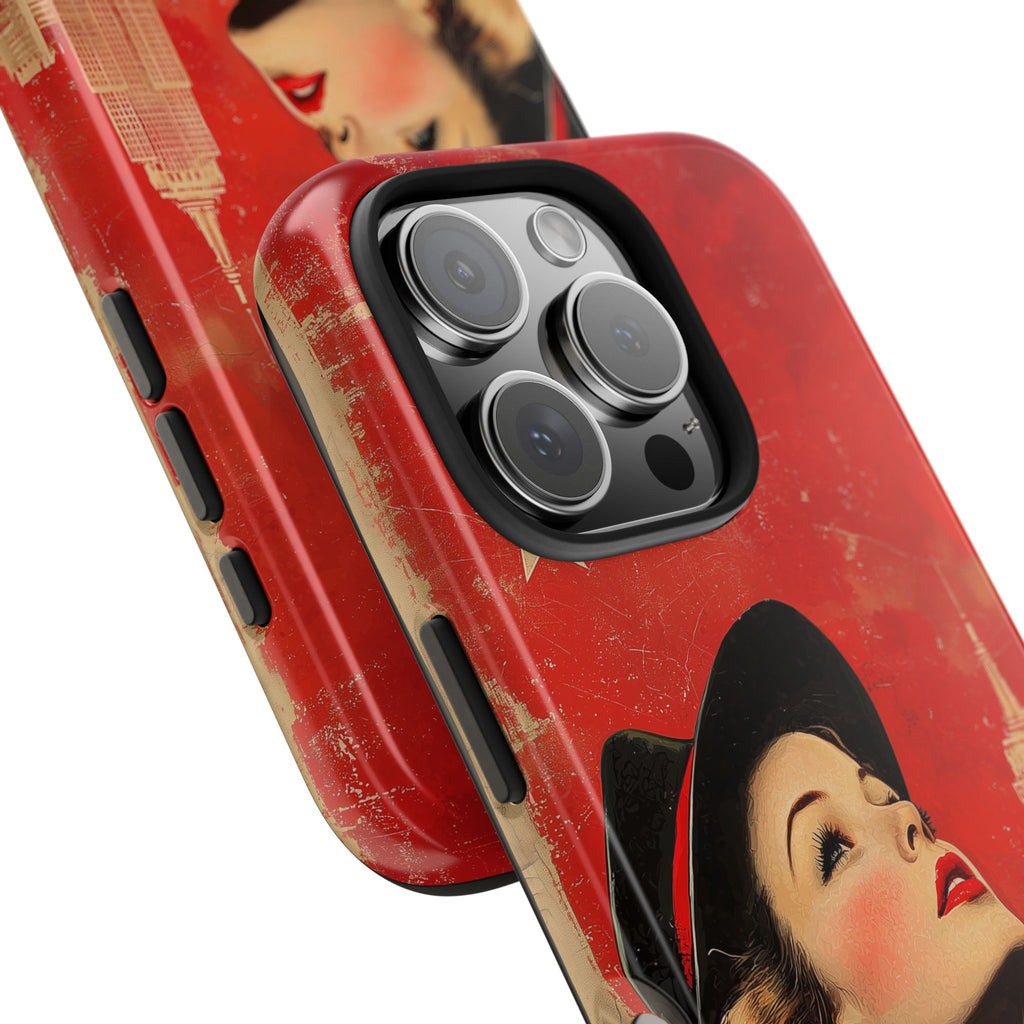 1940's Poster, American Theme, Strong Protection for iPhone and Samsung