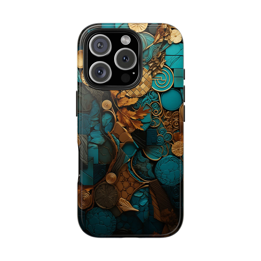 Colorful Tile Design, Strong Protection for iPhone and Samsung