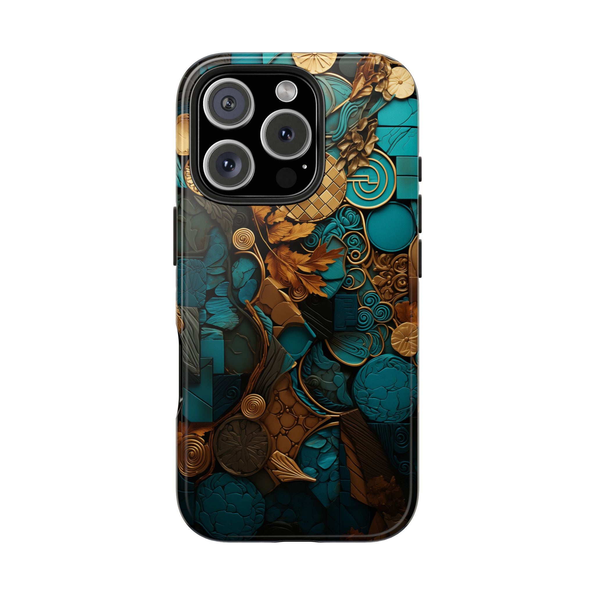 Colorful Tile Design, Strong Protection for iPhone and Samsung