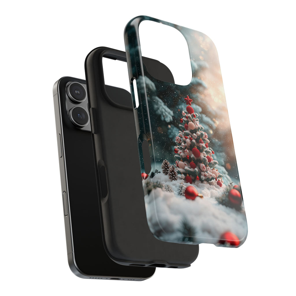 Christmas Tree Phone Case, Amigurami style